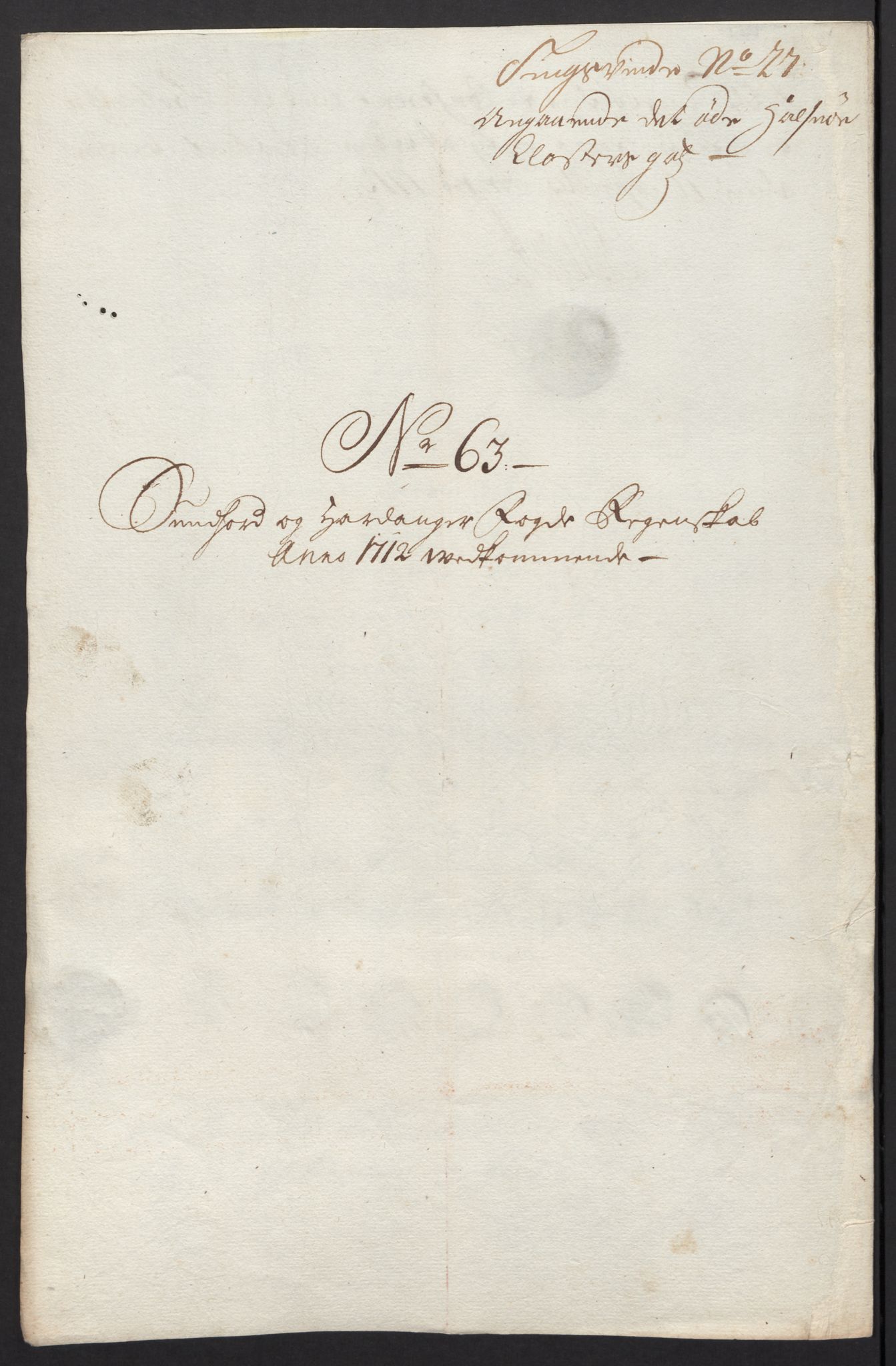 Rentekammeret inntil 1814, Reviderte regnskaper, Fogderegnskap, AV/RA-EA-4092/R48/L2988: Fogderegnskap Sunnhordland og Hardanger, 1712, s. 370