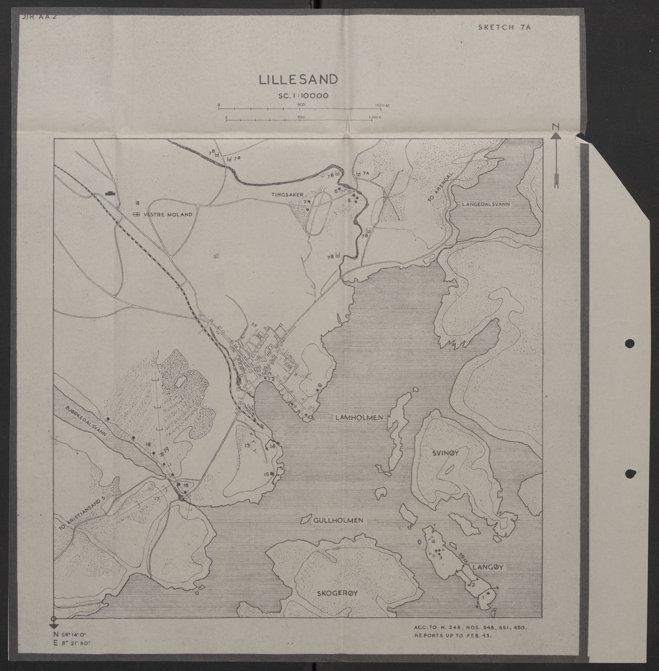 Forsvaret, Forsvarets overkommando II, AV/RA-RAFA-3915/D/Dd/L0002: Aust-Agder fylke, 1942-1944, s. 26