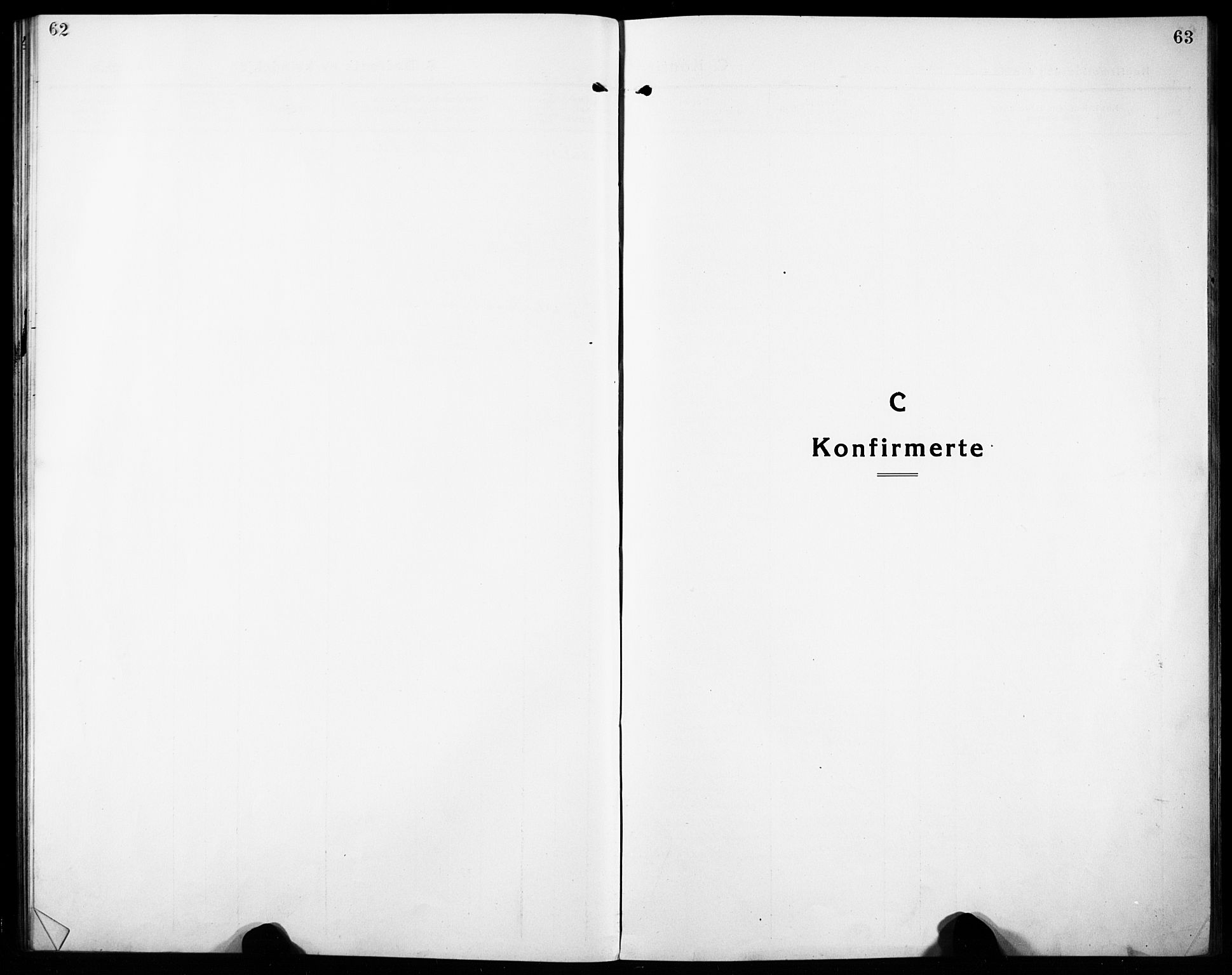 Nord-Audnedal sokneprestkontor, AV/SAK-1111-0032/F/Fb/Fba/L0005: Klokkerbok nr. B 5, 1918-1932, s. 62-63