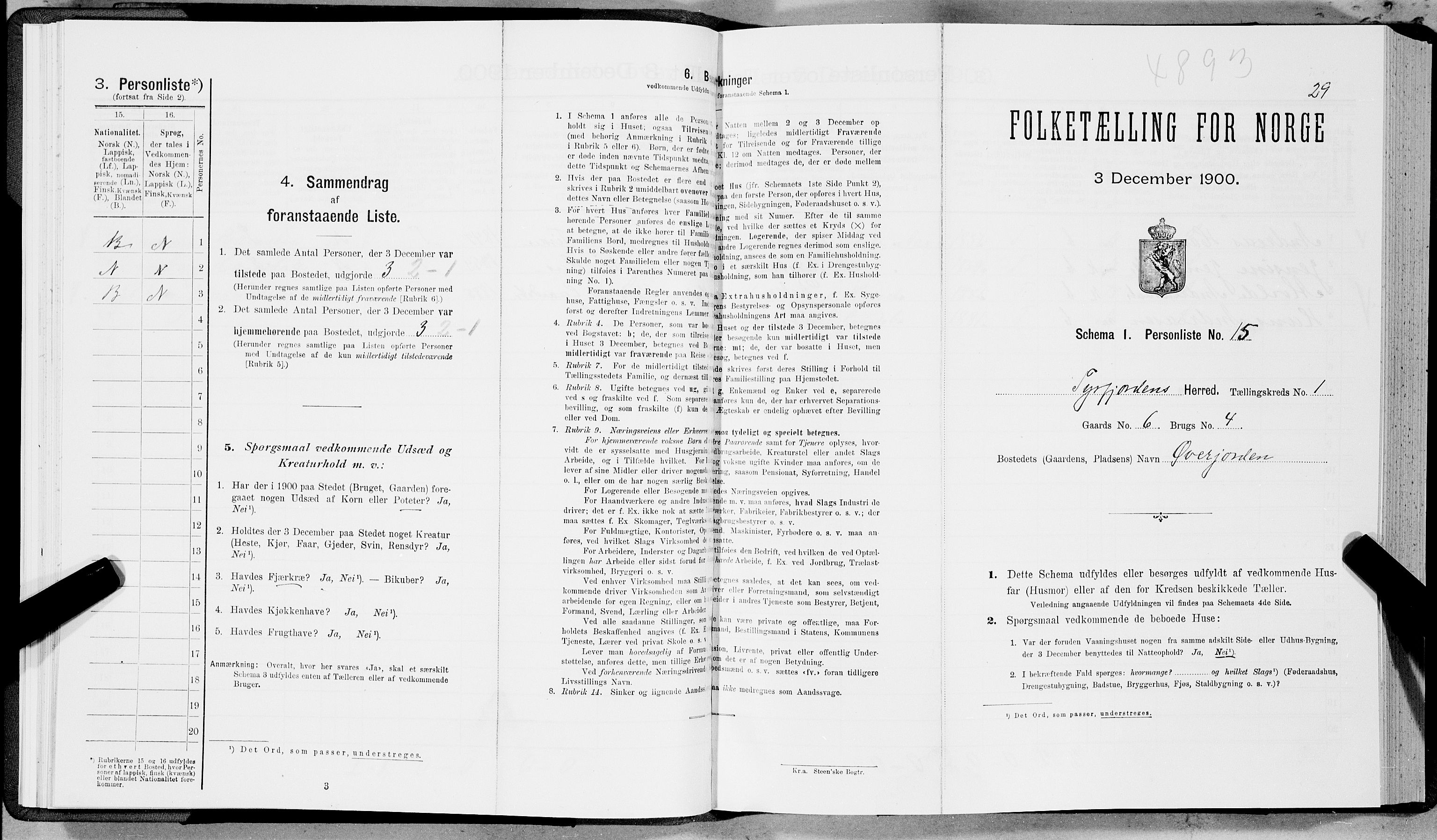 SAT, Folketelling 1900 for 1850 Tysfjord herred, 1900, s. 42