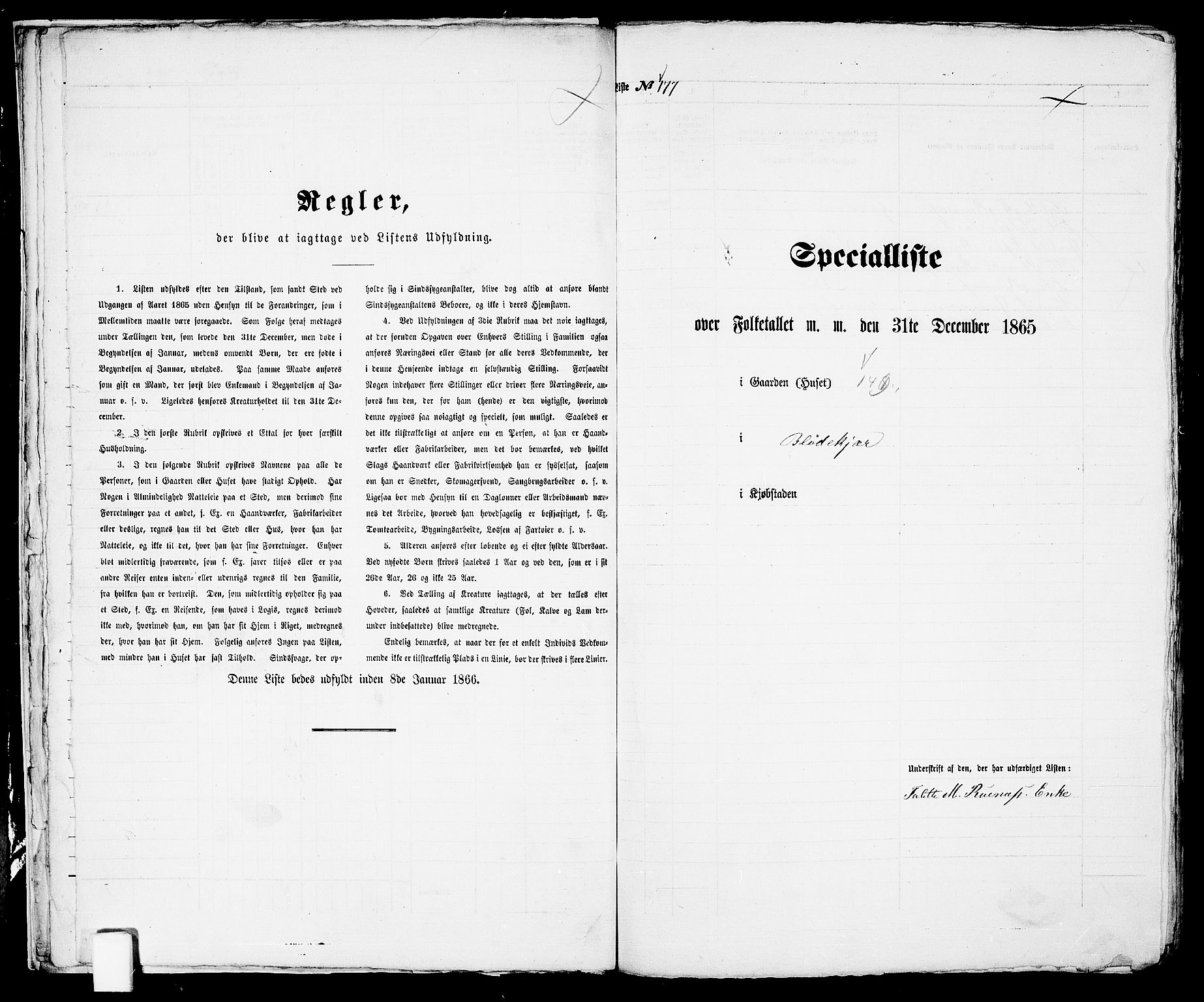RA, Folketelling 1865 for 0903P Arendal prestegjeld, 1865, s. 361