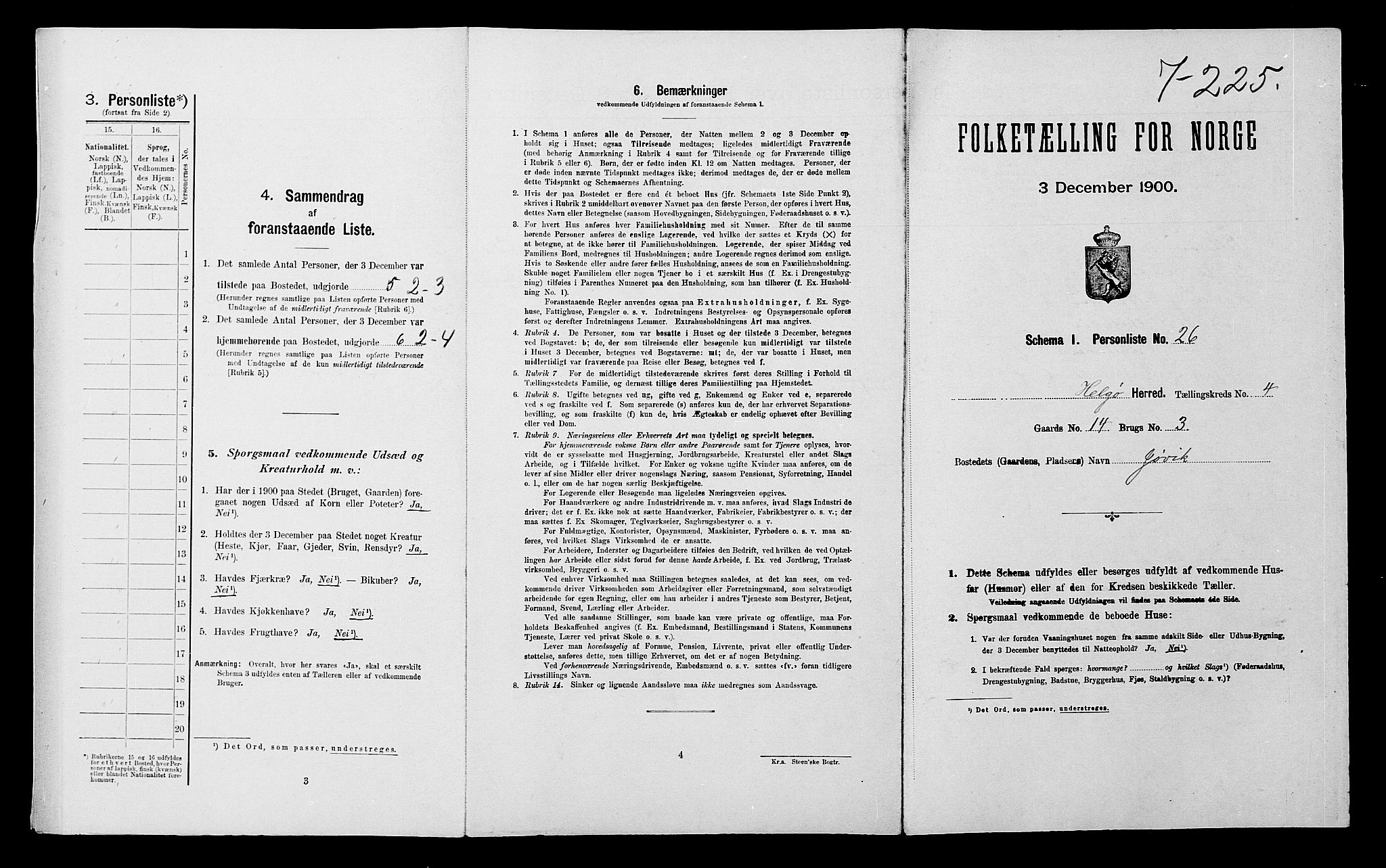 SATØ, Folketelling 1900 for 1935 Helgøy herred, 1900, s. 276