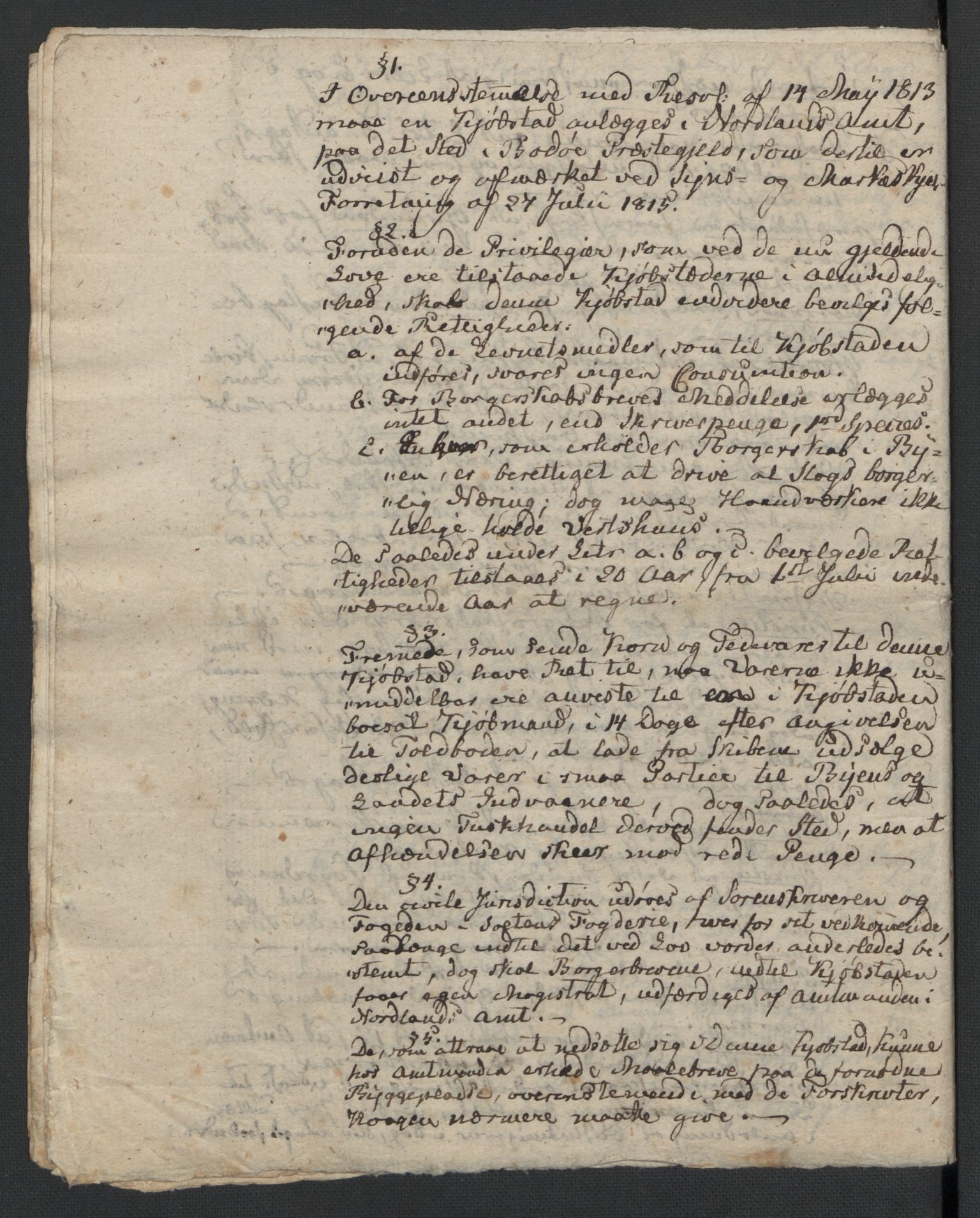Christie, Wilhelm Frimann Koren, AV/RA-PA-0014/F/L0005: Christies dokumenter fra Stortinget, 1815-1816, s. 778