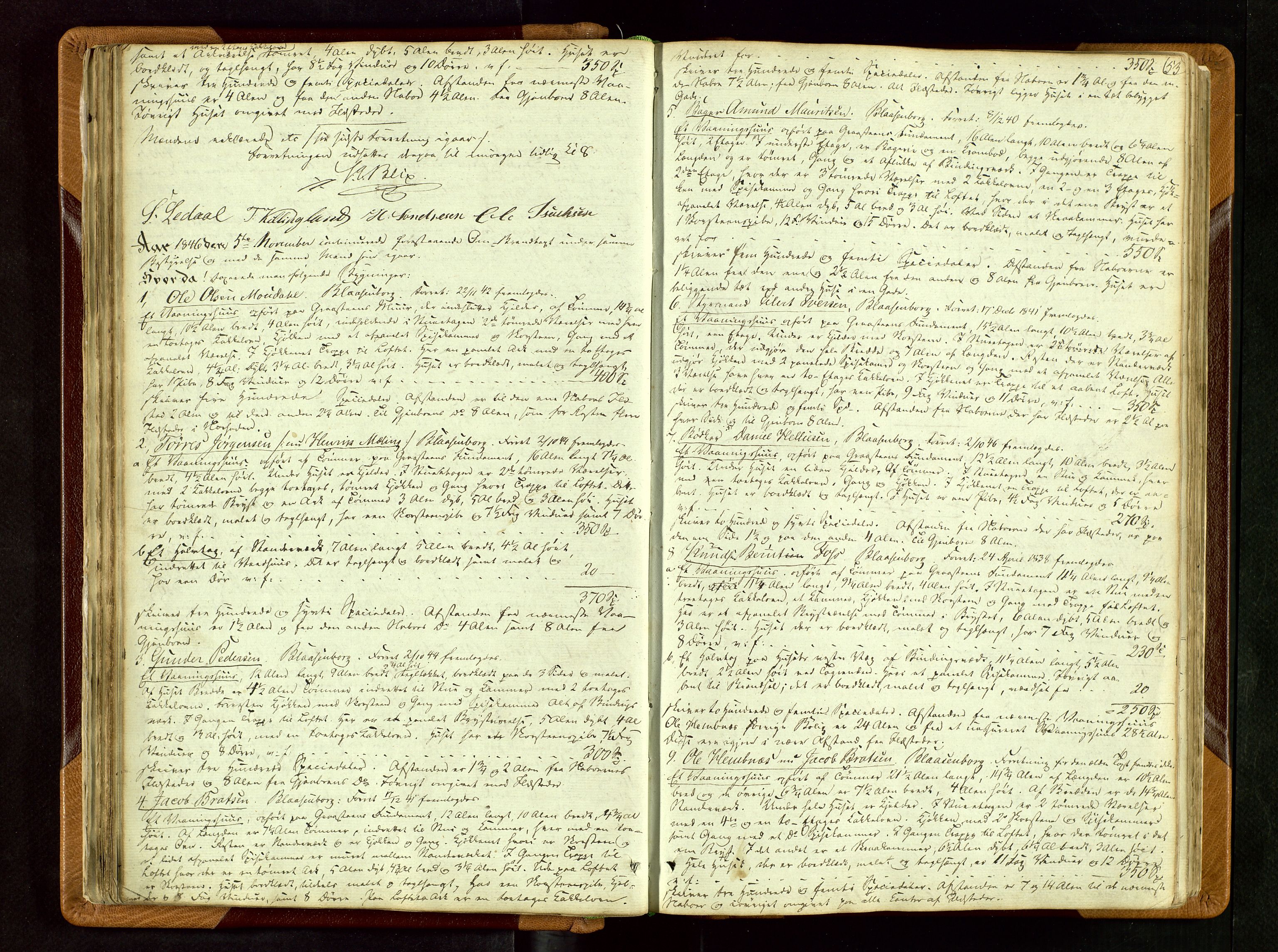 Hetland lensmannskontor, AV/SAST-A-100101/Goa/L0001: "Brandtaxations-Protocol for Goe Thinglaug", 1846-1874, s. 52b-53a