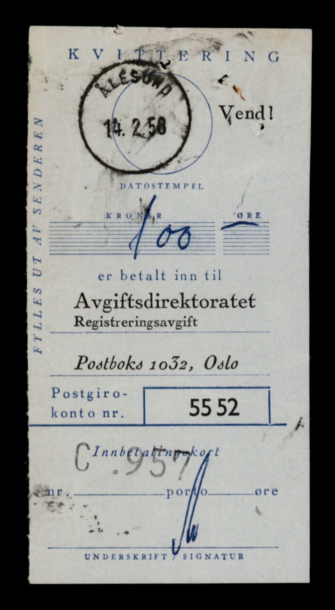 Møre og Romsdal vegkontor - Ålesund trafikkstasjon, SAT/A-4099/F/Fe/L0031: Registreringskort for kjøretøy T 11800 - T 11996, 1927-1998, s. 2817