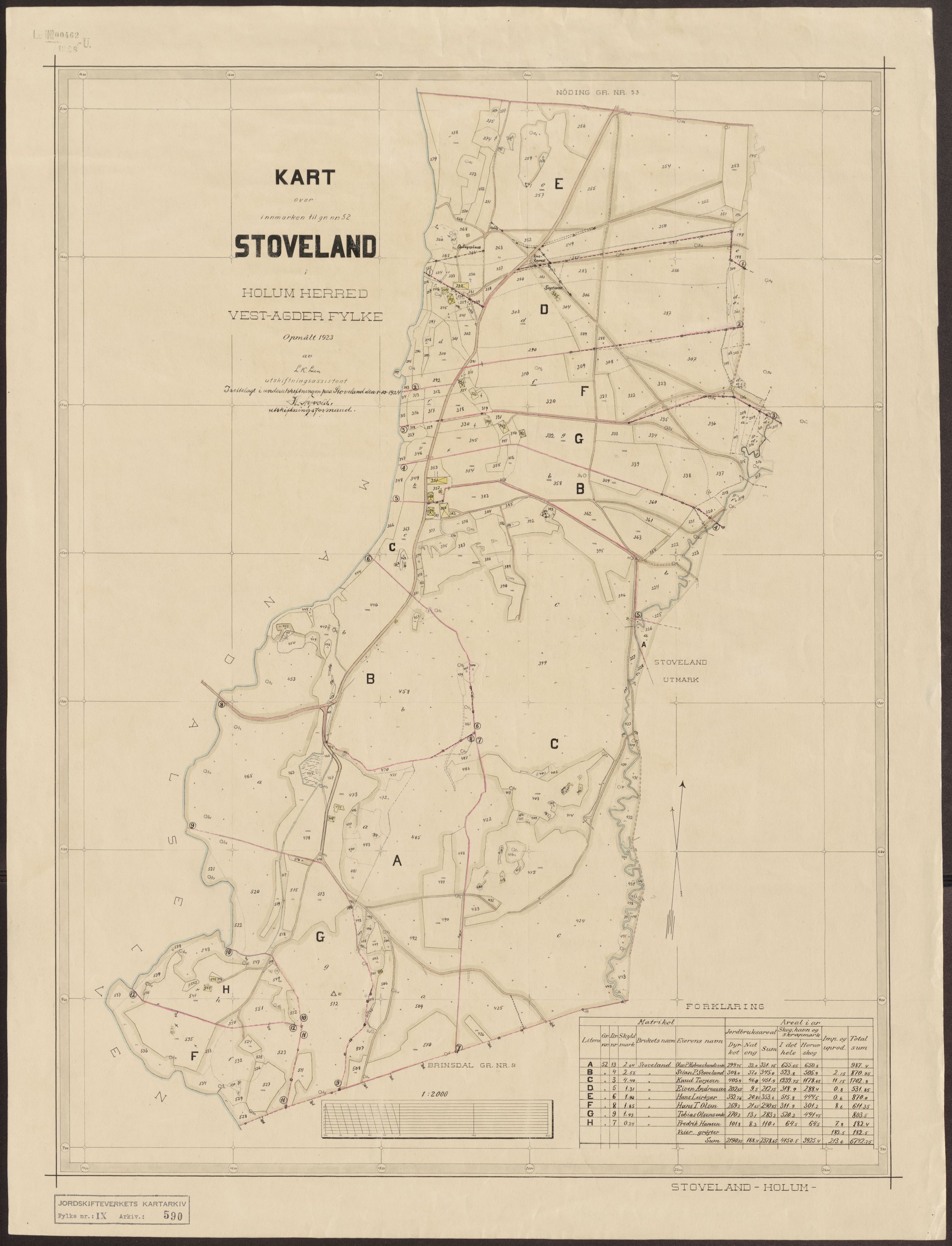 Jordskifteverkets kartarkiv, RA/S-3929/T, 1859-1988, s. 696