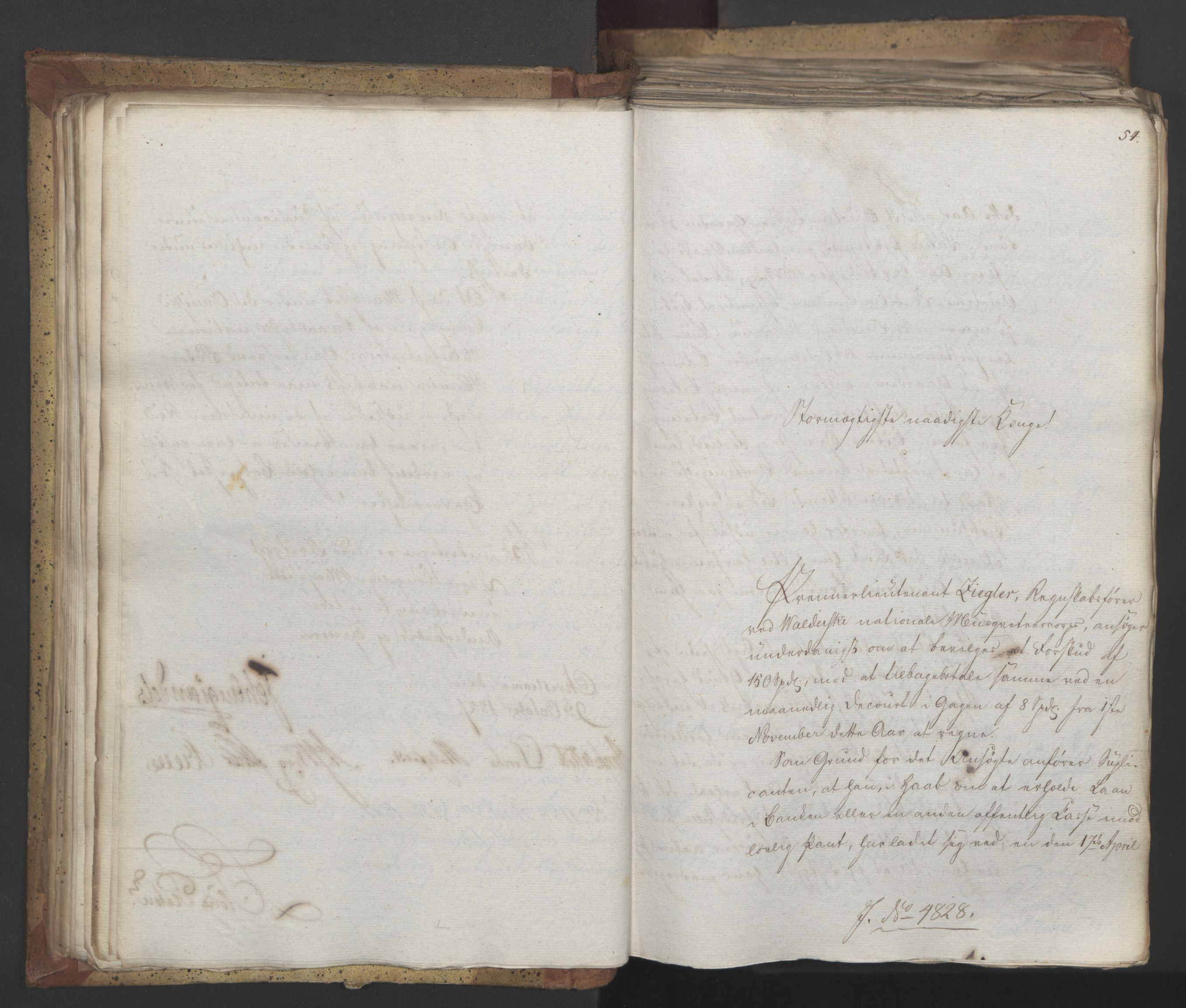 Statsrådsavdelingen i Stockholm, AV/RA-S-1003/D/Da/L0053: Regjeringsinnstillinger nr. 4800-5017, 1827, s. 86