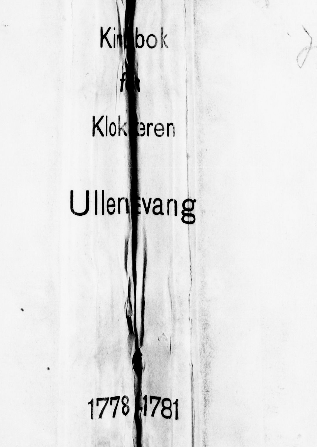 Ullensvang sokneprestembete, AV/SAB-A-78701/H/Hab: Klokkerbok nr. B 5, 1778-1784