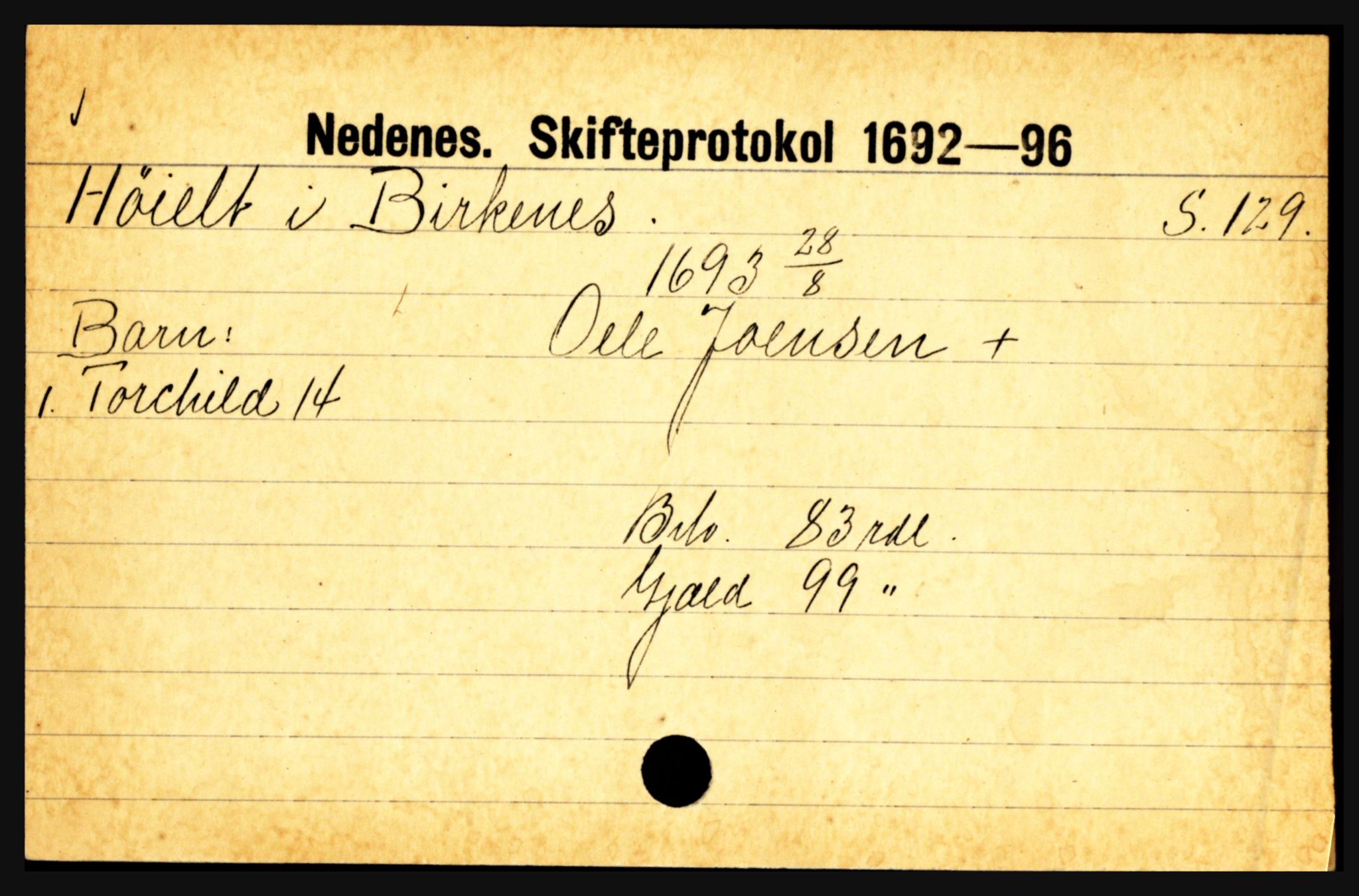 Nedenes sorenskriveri før 1824, AV/SAK-1221-0007/H, s. 13441