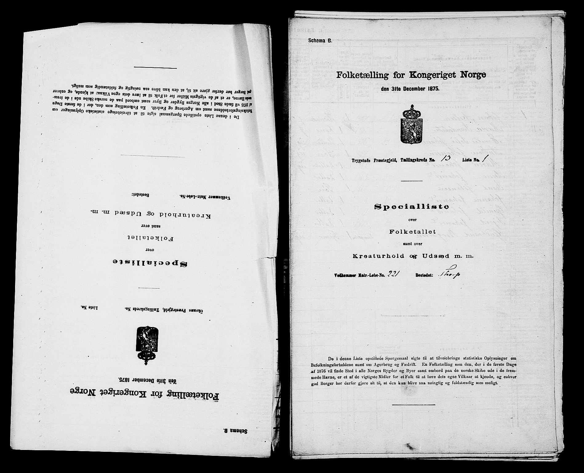 RA, Folketelling 1875 for 0122P Trøgstad prestegjeld, 1875, s. 1432