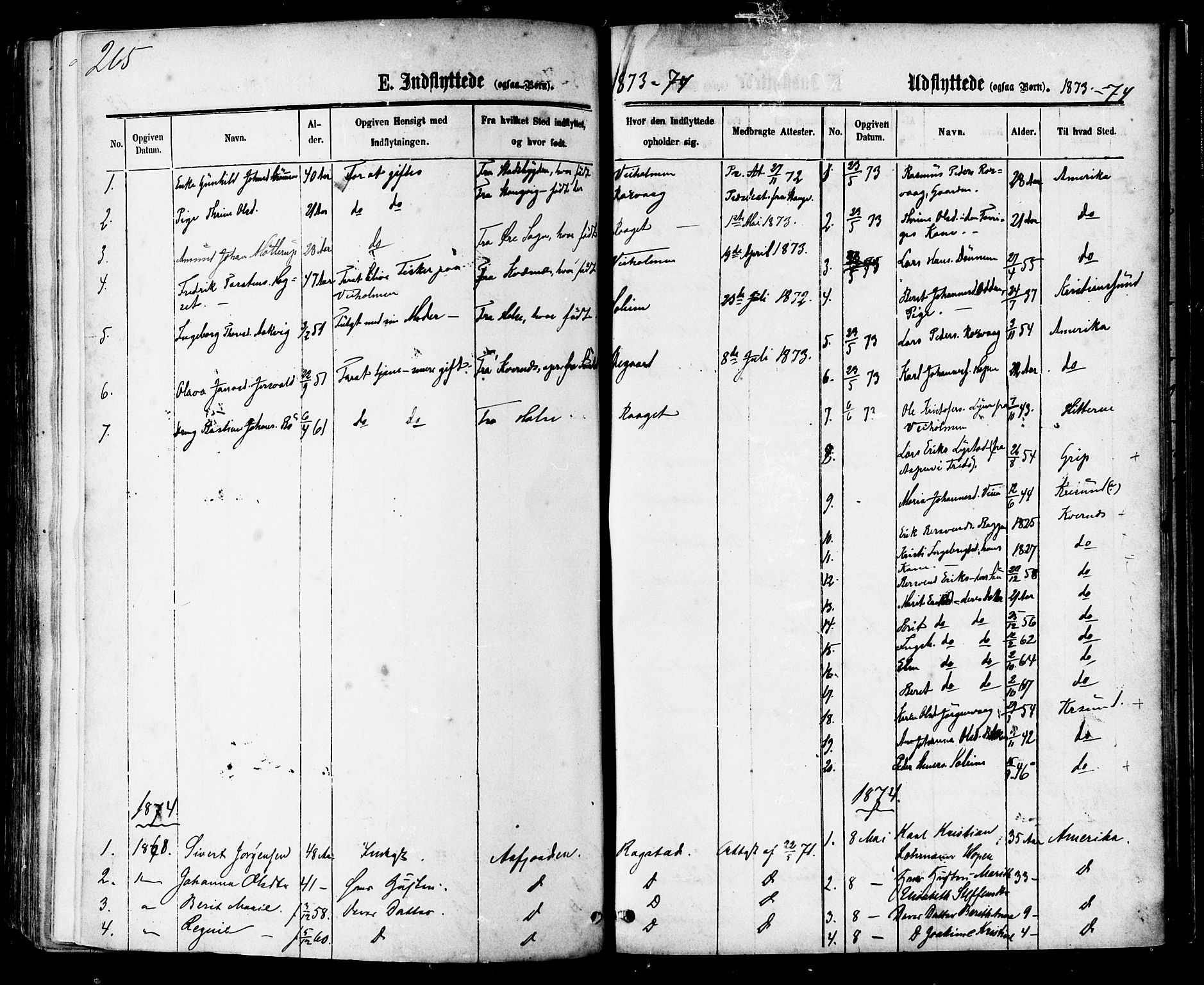 Ministerialprotokoller, klokkerbøker og fødselsregistre - Møre og Romsdal, SAT/A-1454/581/L0938: Ministerialbok nr. 581A06, 1873-1879, s. 265