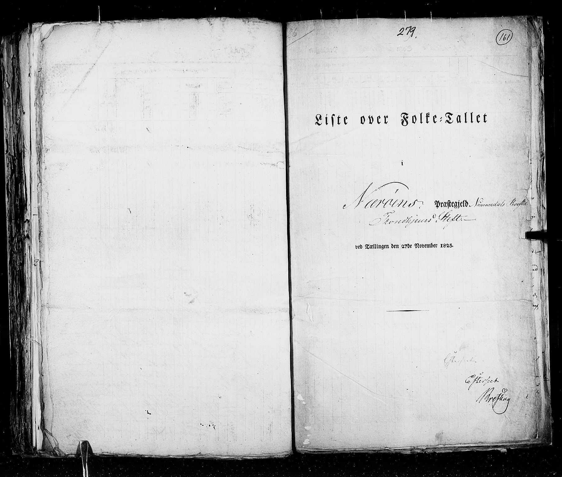 RA, Folketellingen 1825, bind 17: Nordre Trondhjem amt, 1825, s. 161