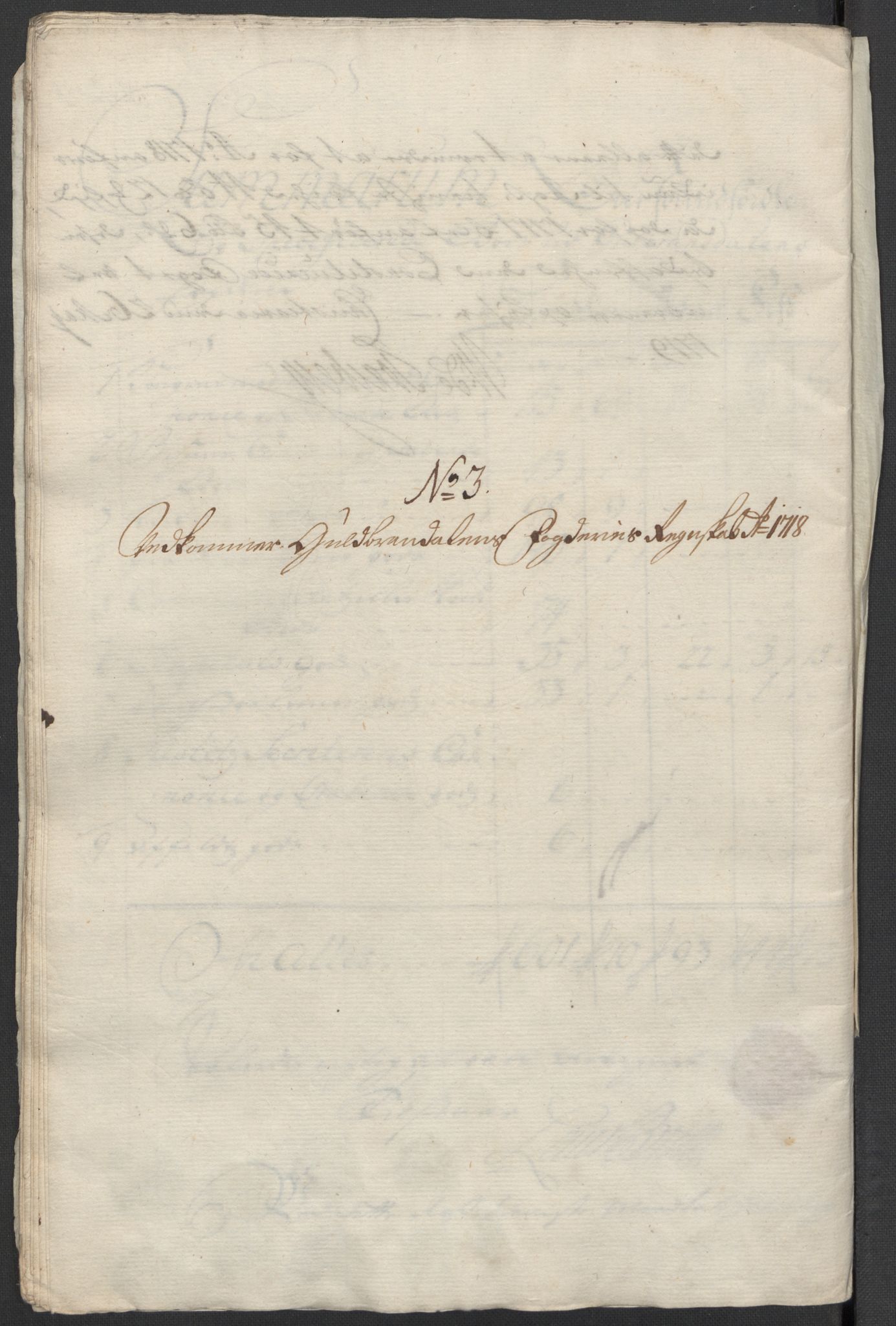 Rentekammeret inntil 1814, Reviderte regnskaper, Fogderegnskap, RA/EA-4092/R17/L1188: Fogderegnskap Gudbrandsdal, 1718, s. 34