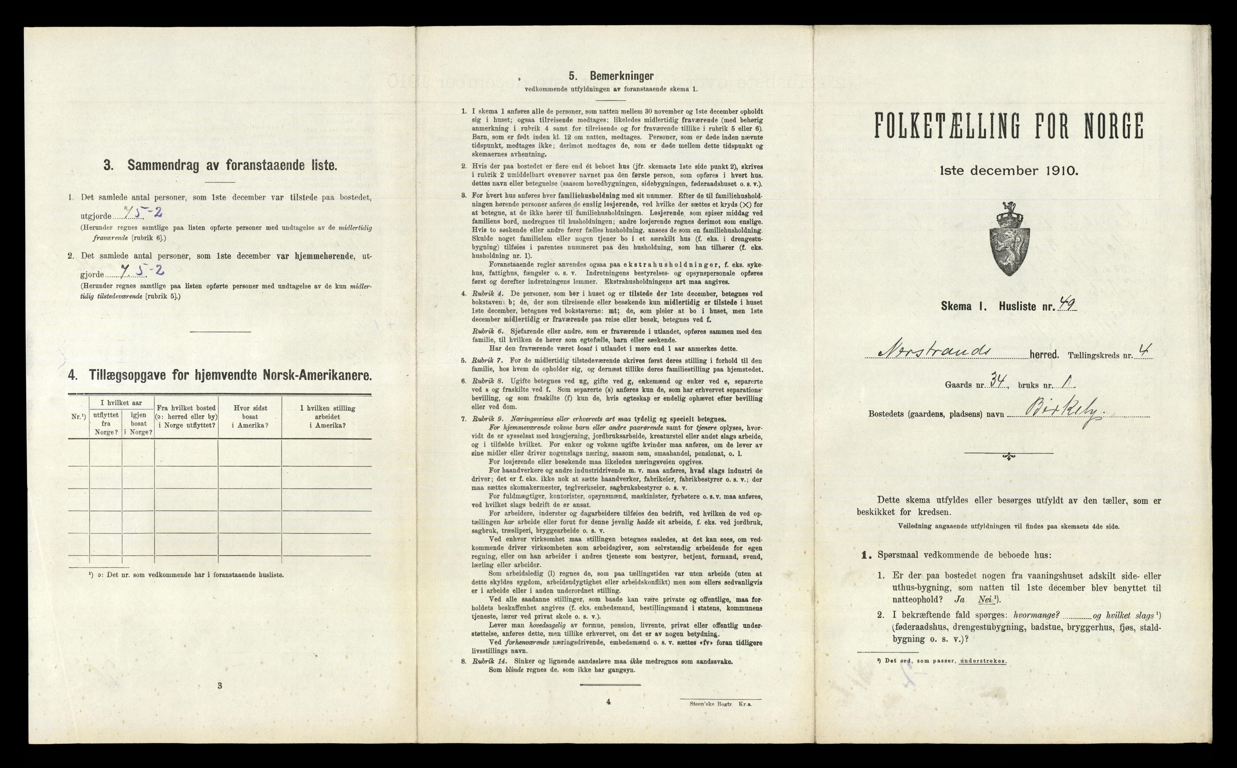 RA, Folketelling 1910 for 1139 Nedstrand herred, 1910, s. 339