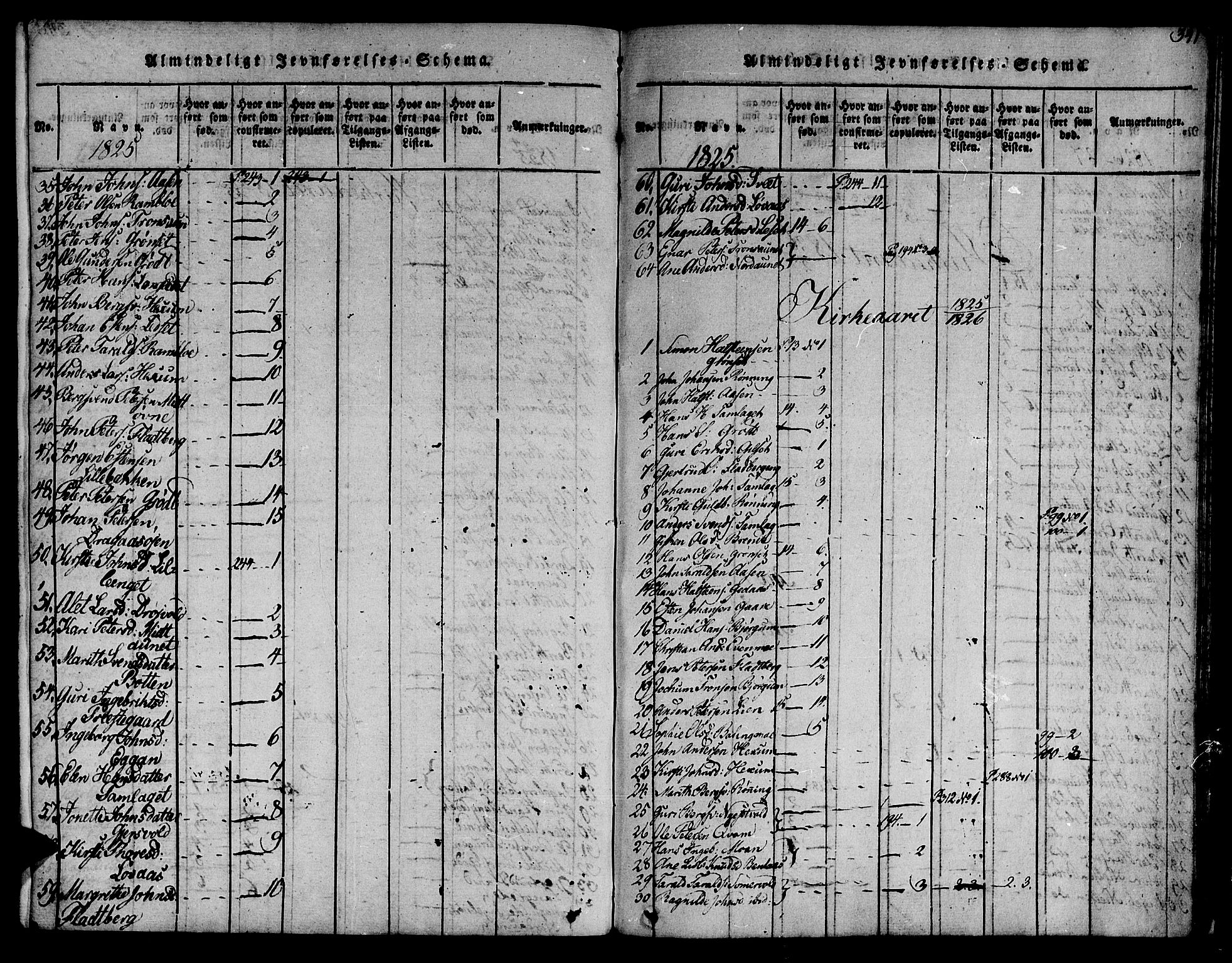 Ministerialprotokoller, klokkerbøker og fødselsregistre - Sør-Trøndelag, AV/SAT-A-1456/685/L0954: Ministerialbok nr. 685A03 /1, 1817-1829, s. 341