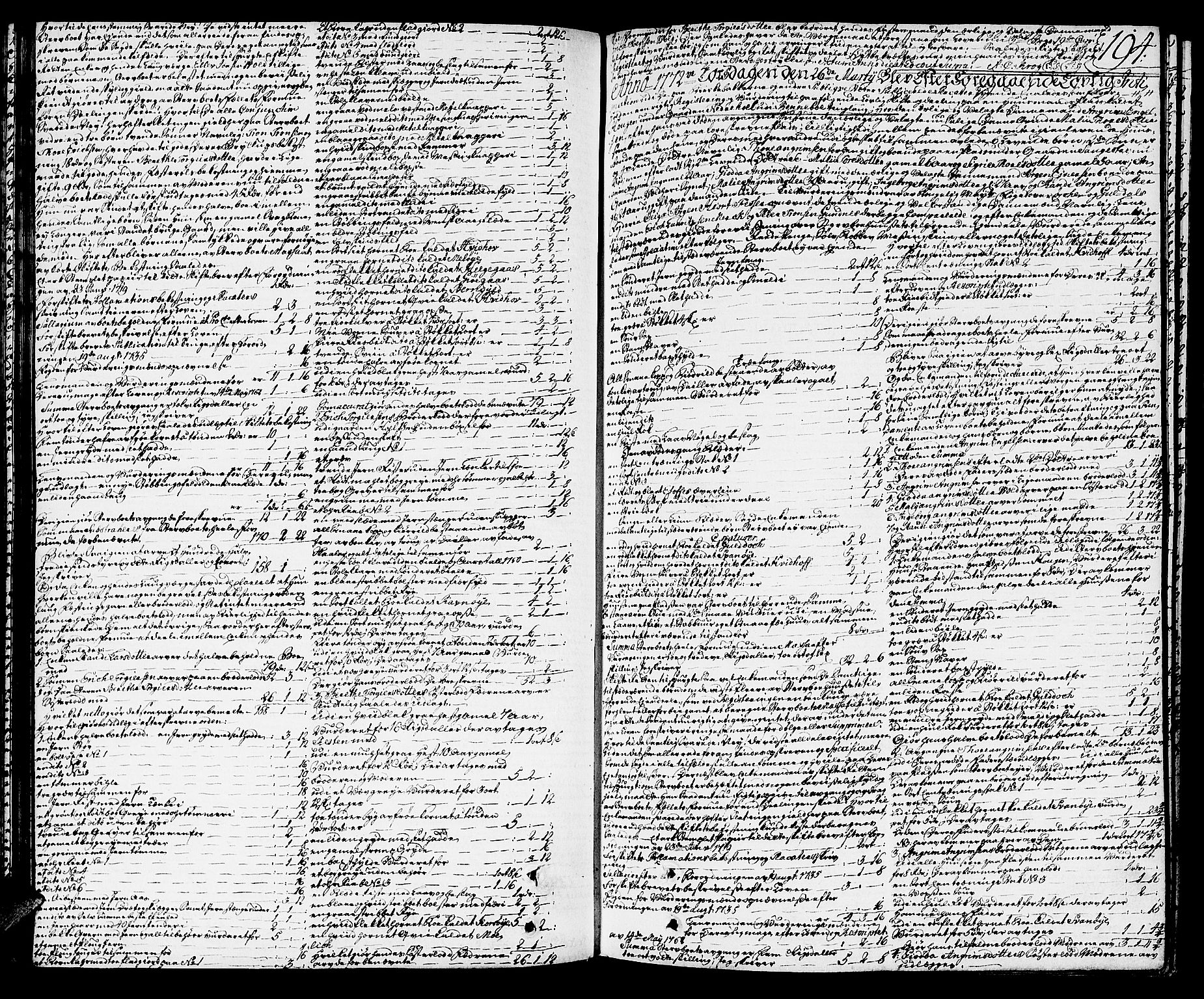 Orkdal sorenskriveri, SAT/A-4169/1/3/3Aa/L0007: Skifteprotokoller, 1767-1782, s. 193b-194a