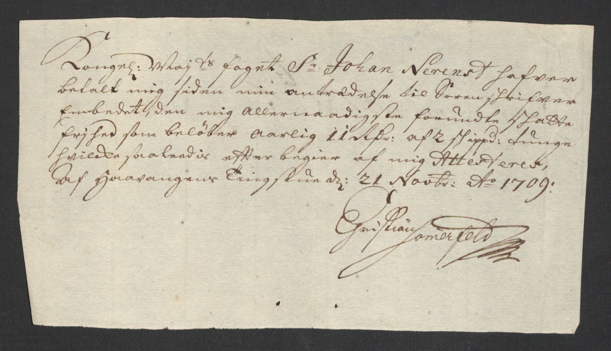 Rentekammeret inntil 1814, Reviderte regnskaper, Fogderegnskap, AV/RA-EA-4092/R18/L1306: Fogderegnskap Hadeland, Toten og Valdres, 1709, s. 310