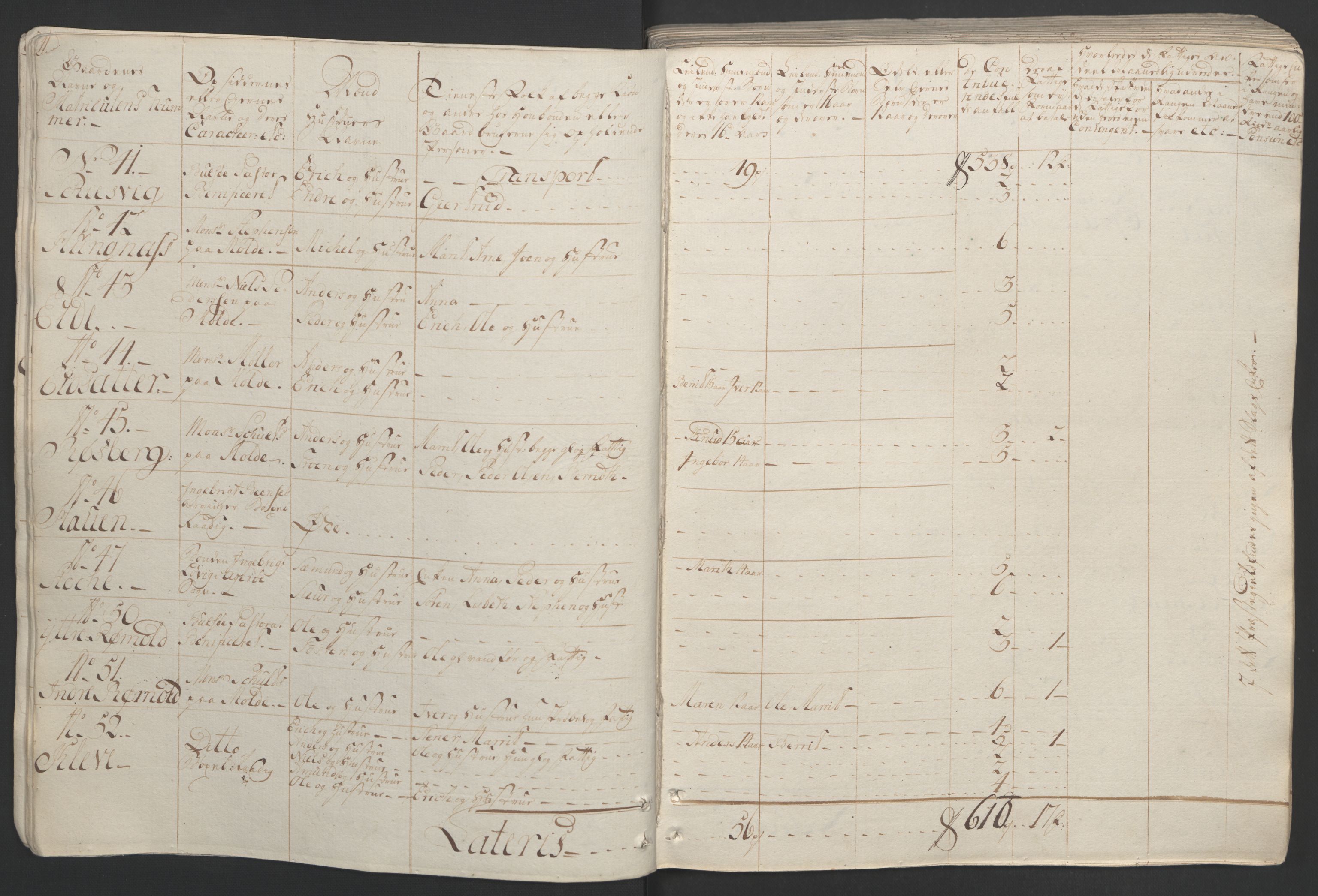 Rentekammeret inntil 1814, Realistisk ordnet avdeling, AV/RA-EA-4070/Ol/L0020/0001: [Gg 10]: Ekstraskatten, 23.09.1762. Romsdal, Strinda, Selbu, Inderøy. / Romsdal, 1764, s. 17