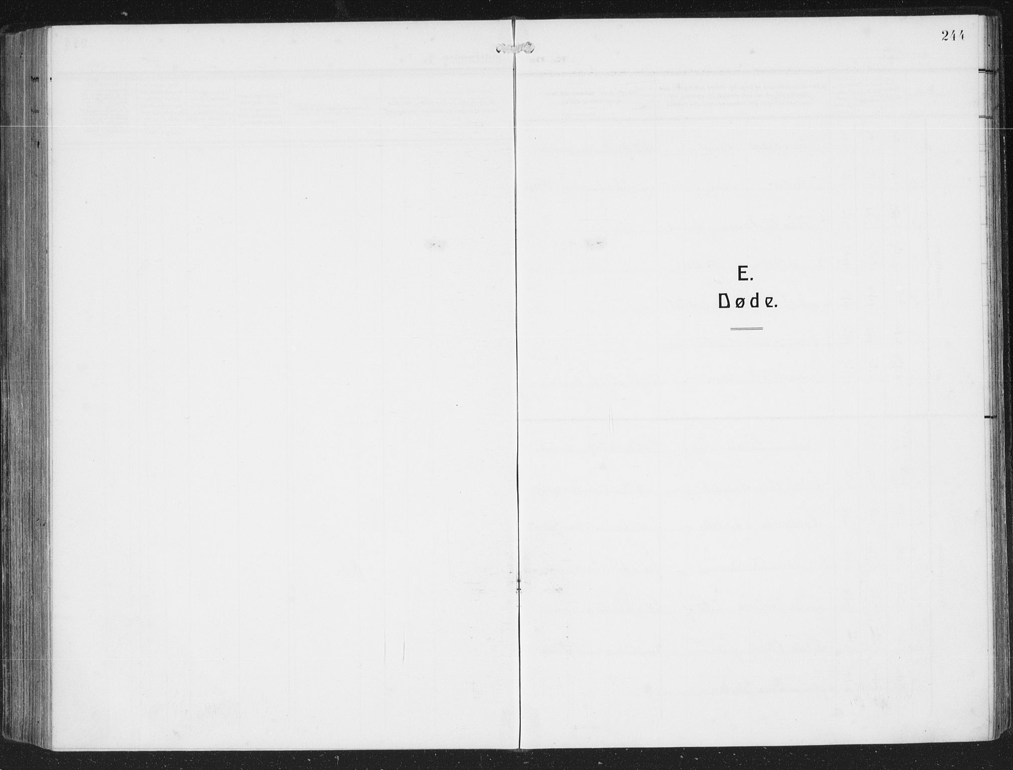 Nedre Eiker kirkebøker, SAKO/A-612/F/Fa/L0007: Ministerialbok nr. 7, 1912-1918, s. 244
