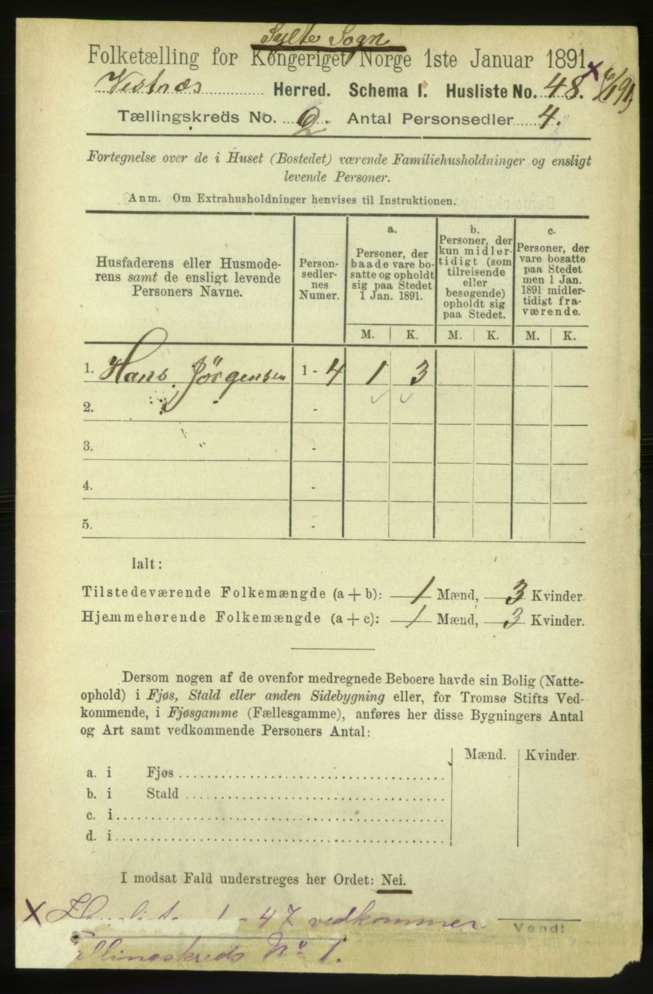 RA, Folketelling 1891 for 1535 Vestnes herred, 1891, s. 361