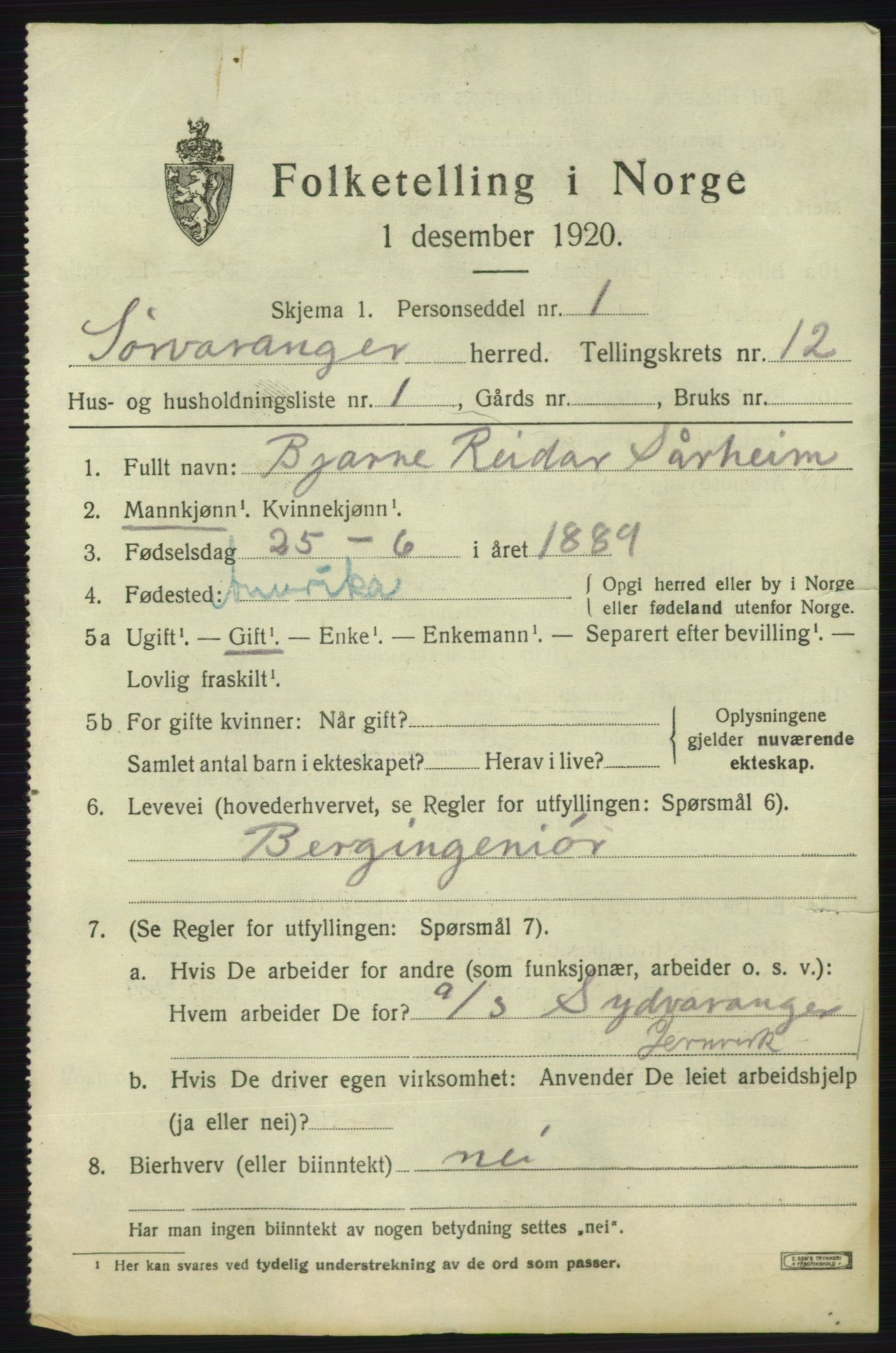 SATØ, Folketelling 1920 for 2030 Sør-Varanger herred, 1920, s. 8770