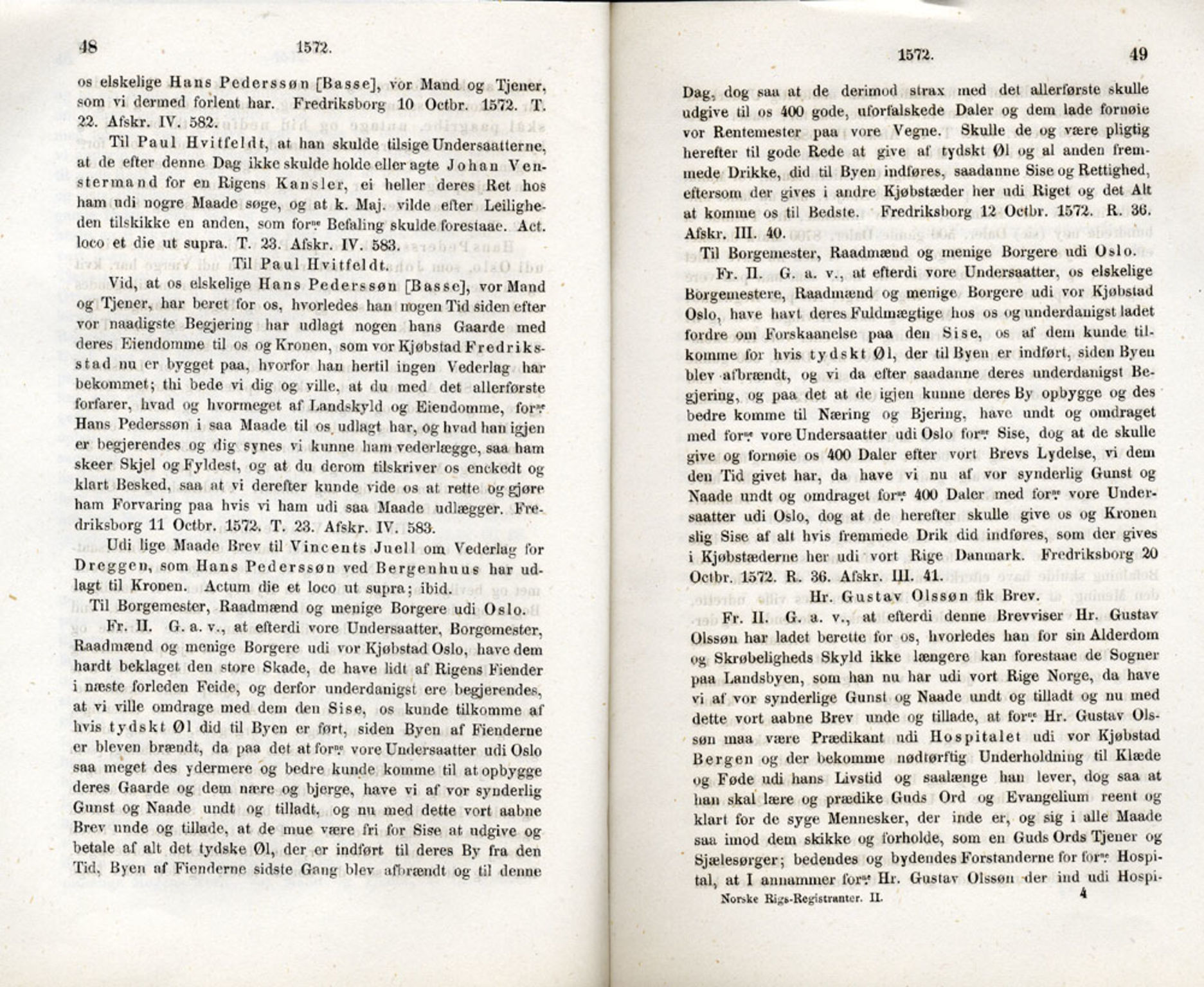 Publikasjoner utgitt av Det Norske Historiske Kildeskriftfond, PUBL/-/-/-: Norske Rigs-Registranter, bind 2, 1572-1588, s. 48-49