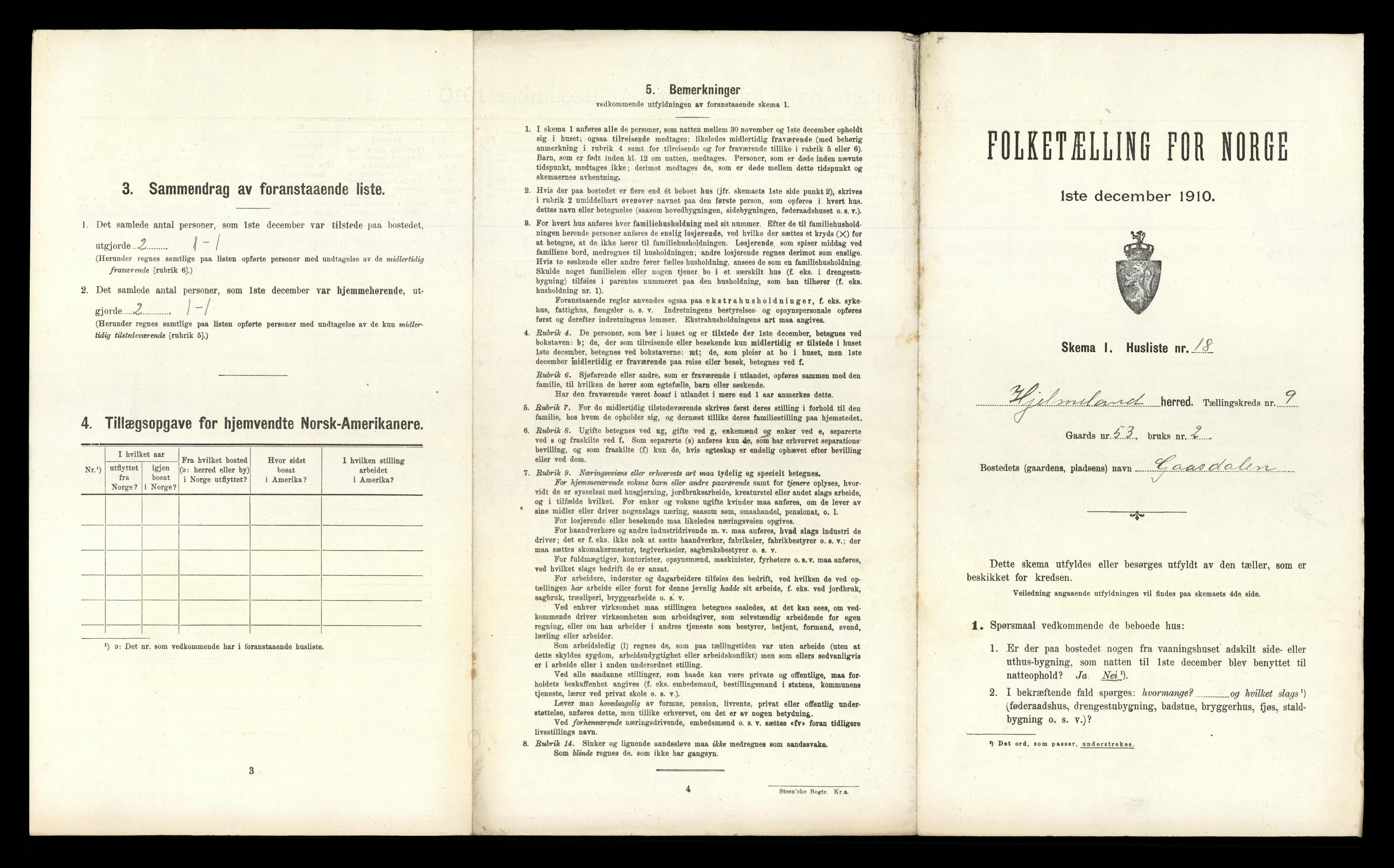 RA, Folketelling 1910 for 1133 Hjelmeland herred, 1910, s. 534