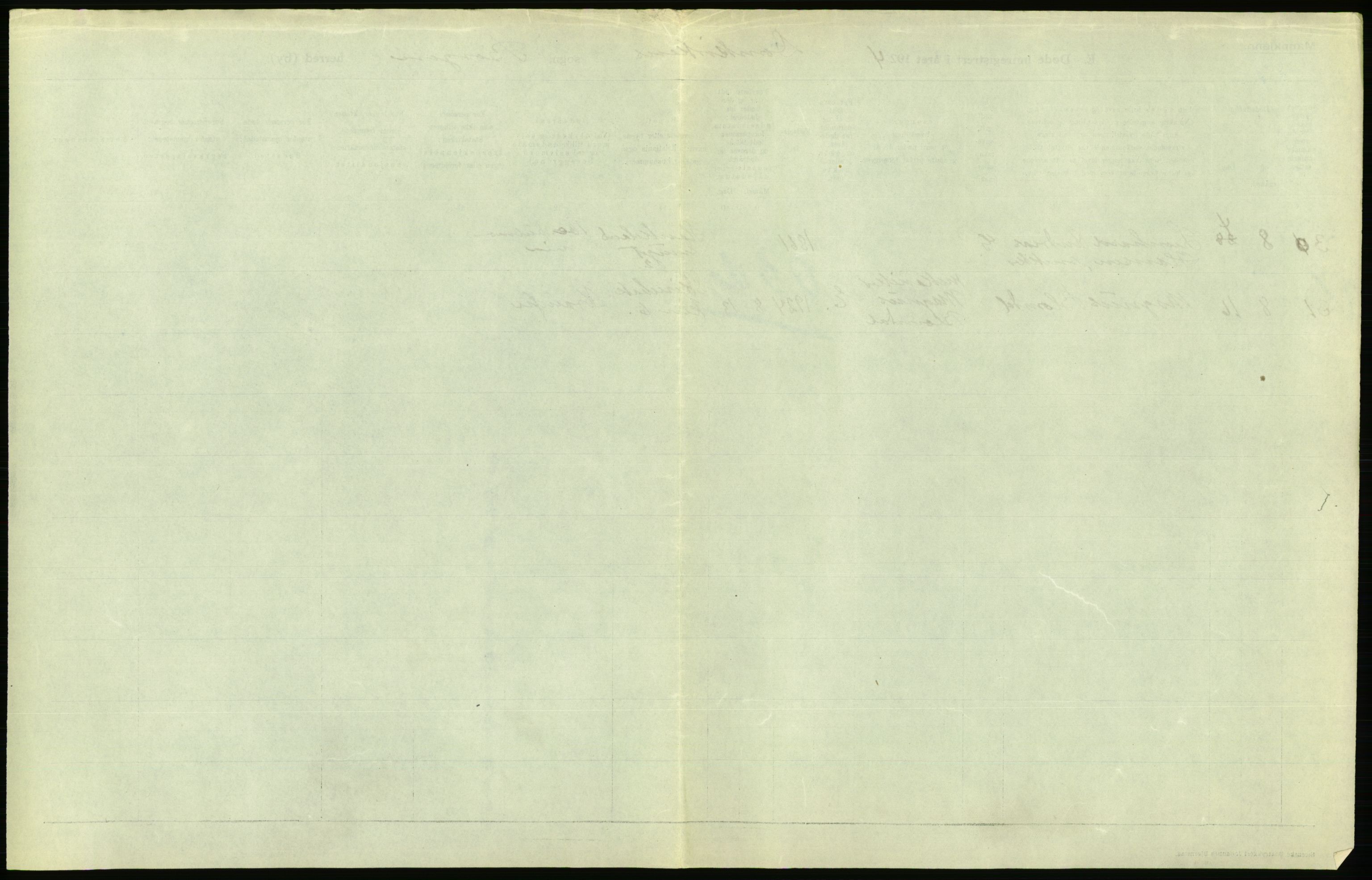 Statistisk sentralbyrå, Sosiodemografiske emner, Befolkning, RA/S-2228/D/Df/Dfc/Dfcd/L0028: Bergen: Gifte, døde., 1924, s. 375