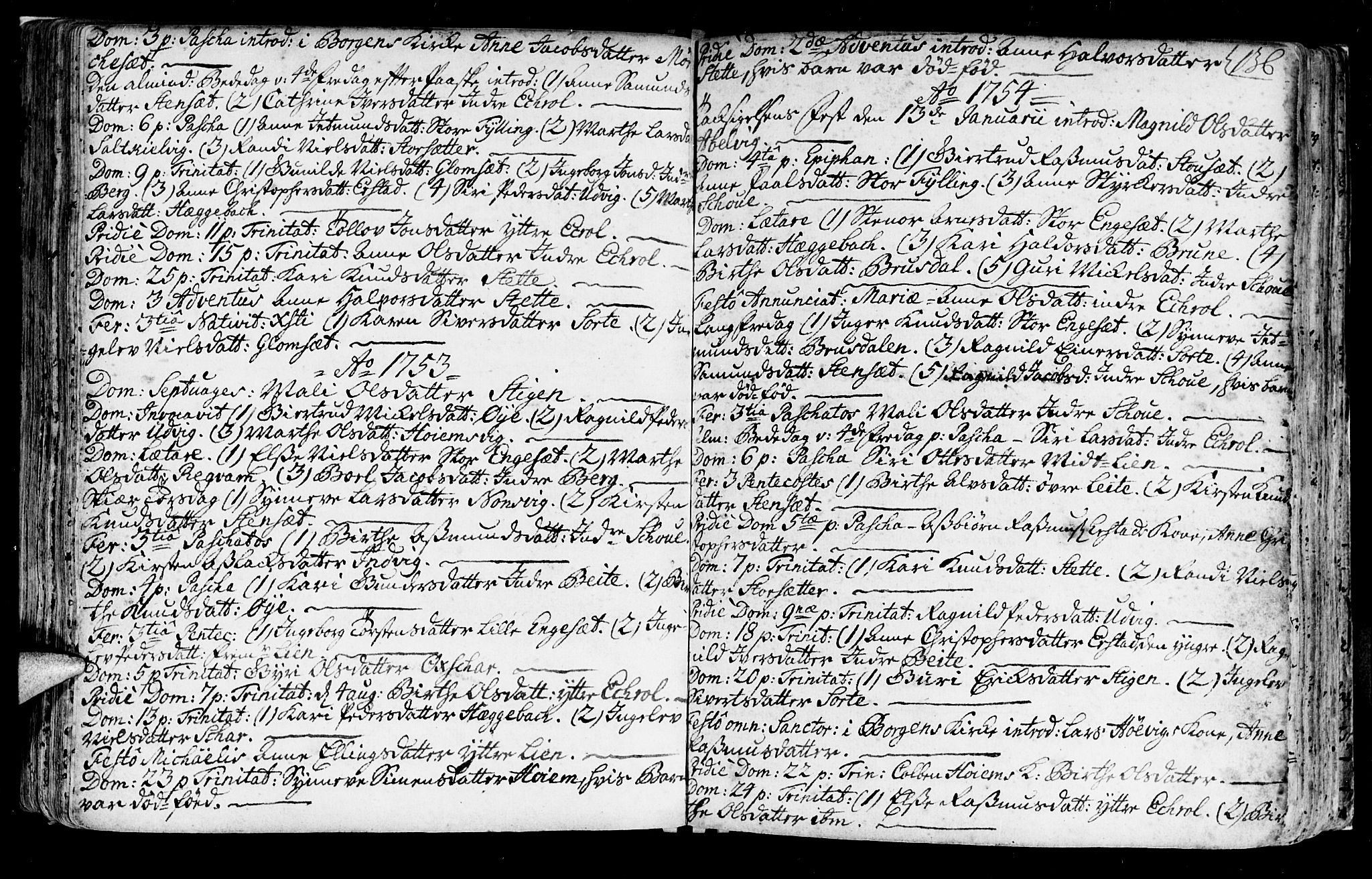 Ministerialprotokoller, klokkerbøker og fødselsregistre - Møre og Romsdal, AV/SAT-A-1454/524/L0349: Ministerialbok nr. 524A01, 1698-1779, s. 136