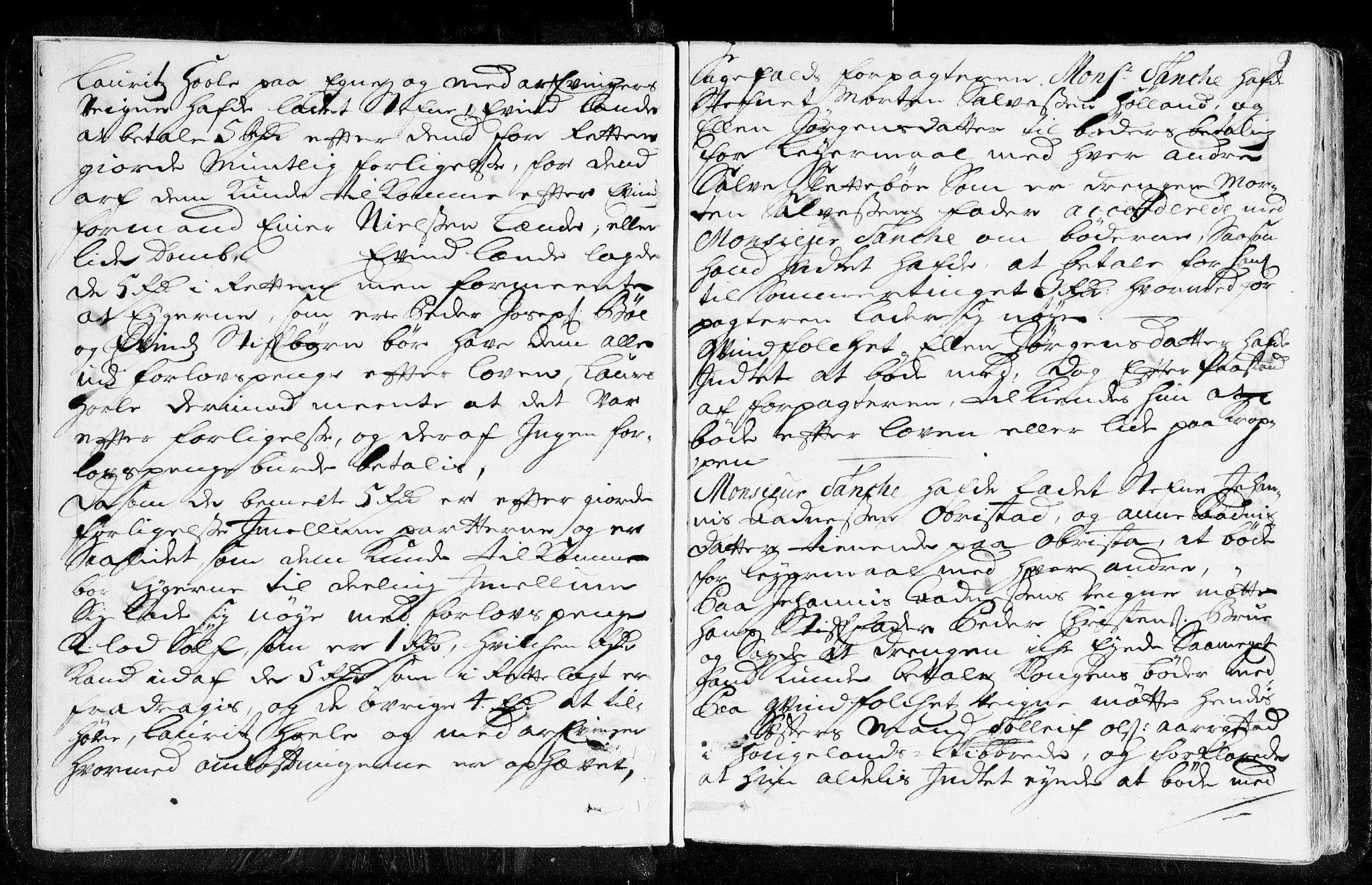 Jæren og Dalane sorenskriveri, AV/SAST-A-100306/3/30/30BA/L0062: TINGBOK, 1706, s. 8b-9a