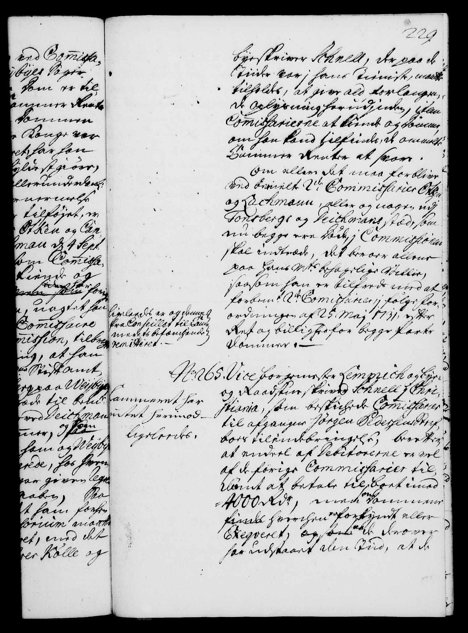 Rentekammeret, Kammerkanselliet, RA/EA-3111/G/Gh/Gha/L0014: Norsk ekstraktmemorialprotokoll. Merket RK 53.59, 1731-1732, s. 229