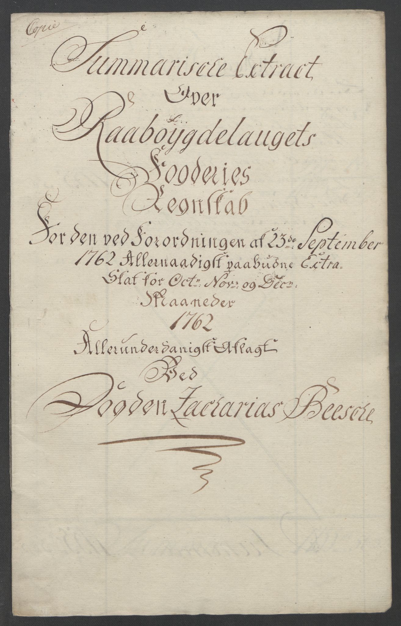 Rentekammeret inntil 1814, Reviderte regnskaper, Fogderegnskap, AV/RA-EA-4092/R40/L2517: Ekstraskatten Råbyggelag, 1762-1763, s. 25