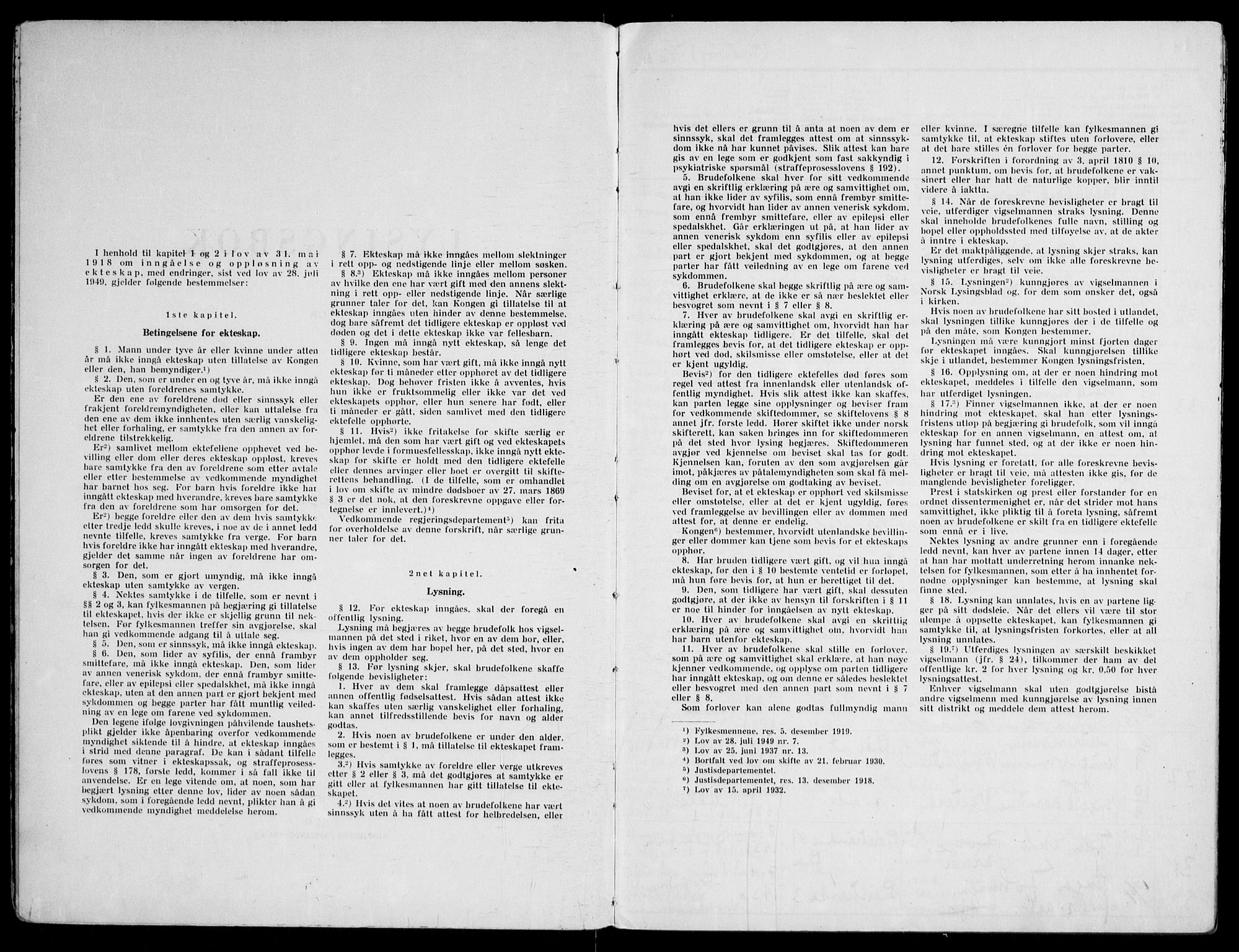 Lier kirkebøker, AV/SAKO-A-230/H/Ha/L0004: Lysningsprotokoll nr. 4, 1955-1969