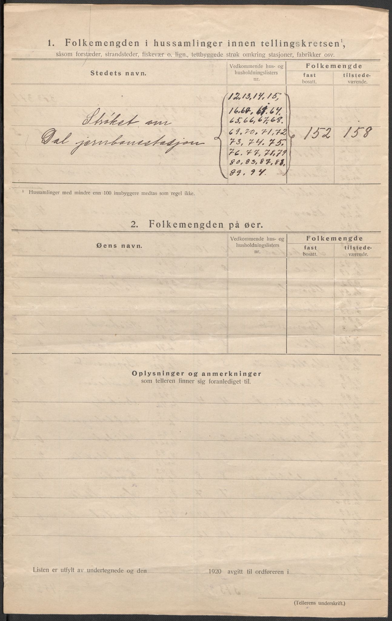 SAO, Folketelling 1920 for 0237 Eidsvoll herred, 1920, s. 70