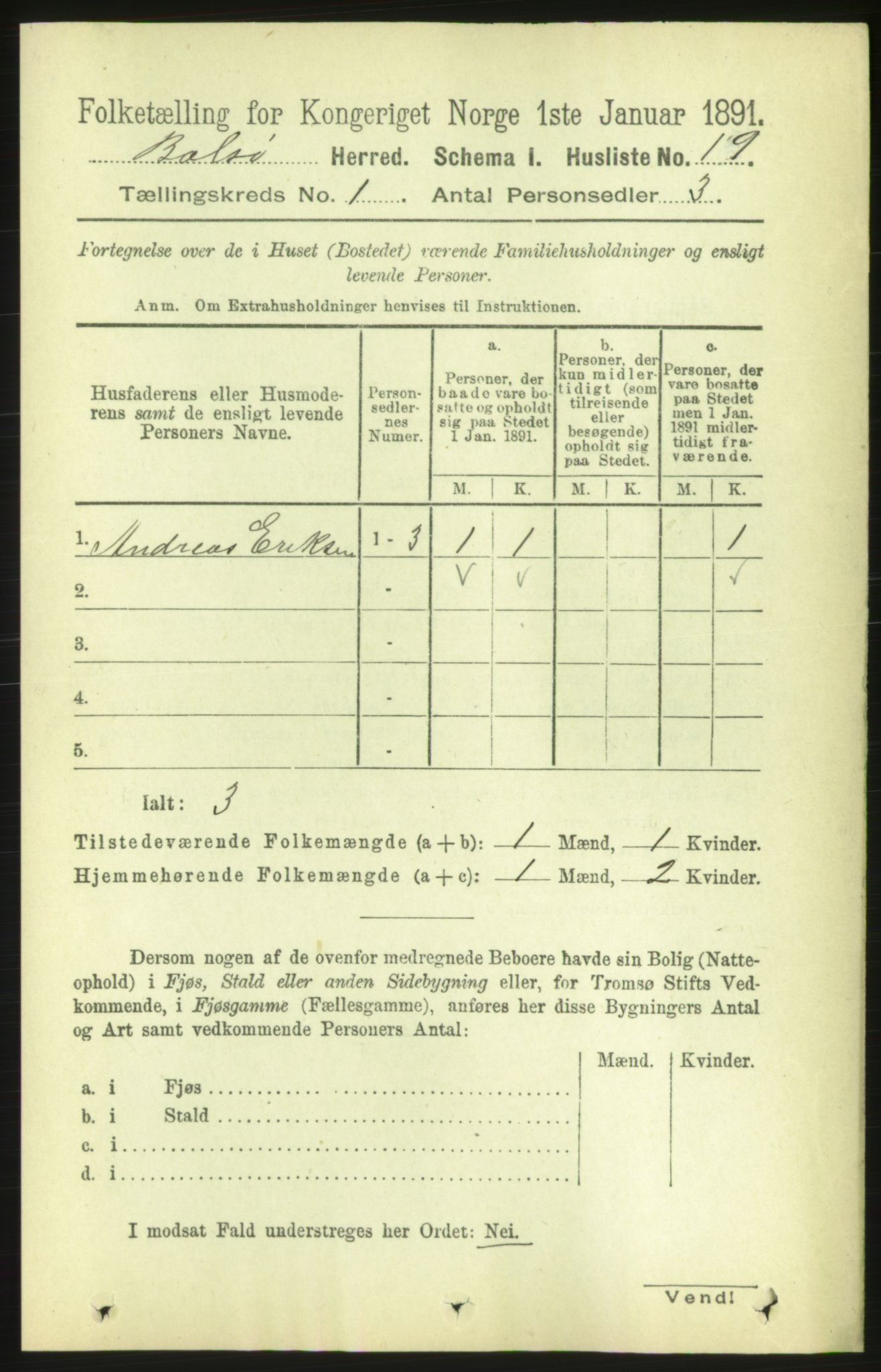 RA, Folketelling 1891 for 1544 Bolsøy herred, 1891, s. 50