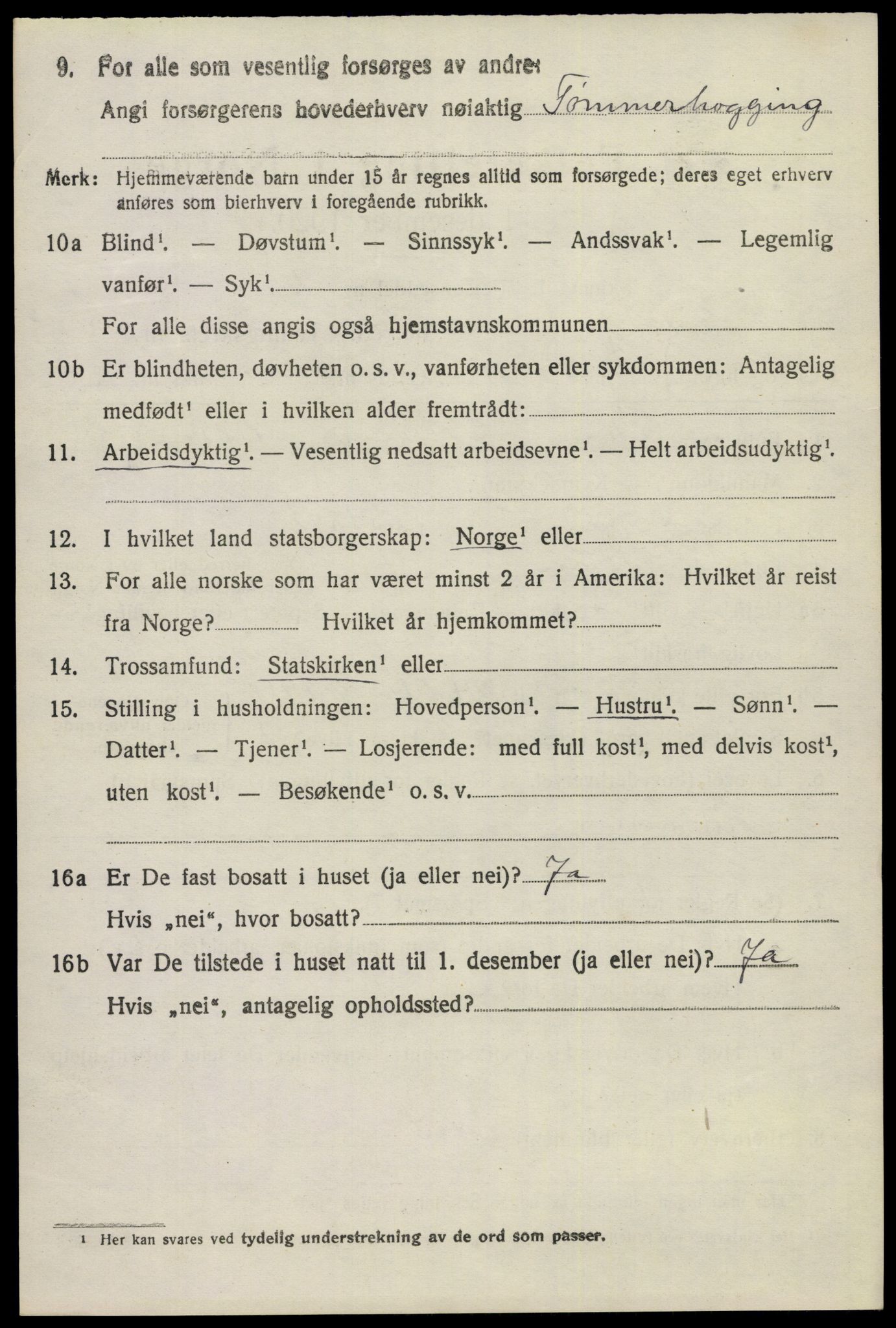 SAKO, Folketelling 1920 for 0813 Eidanger herred, 1920, s. 3695