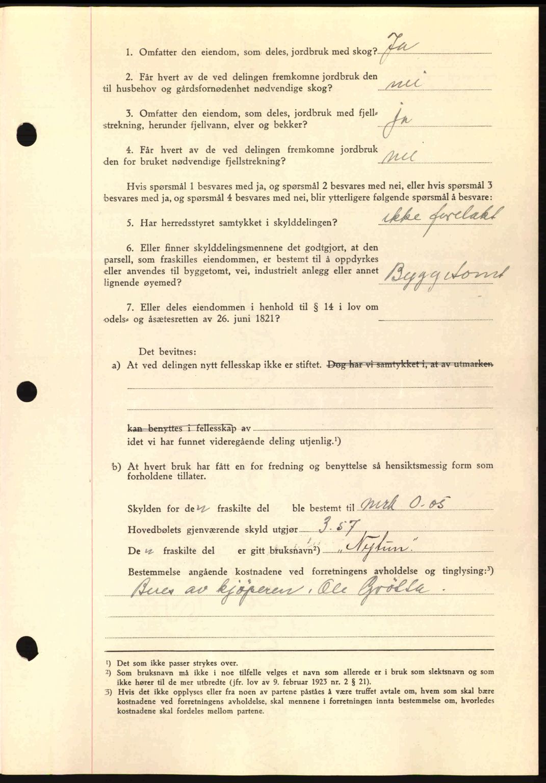 Romsdal sorenskriveri, AV/SAT-A-4149/1/2/2C: Pantebok nr. A11, 1941-1942, Dagboknr: 2447/1941