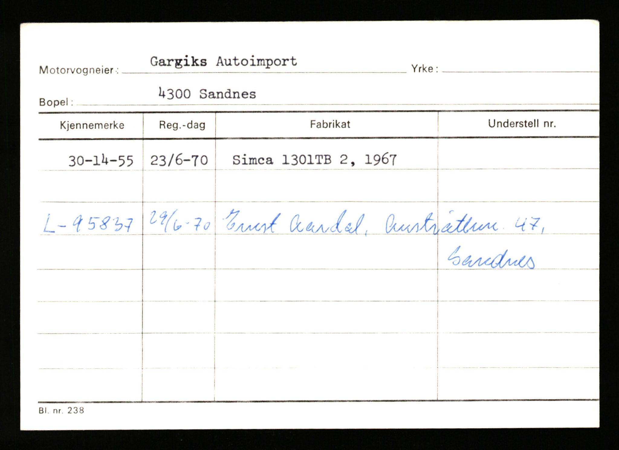 Stavanger trafikkstasjon, AV/SAST-A-101942/0/G/L0011: Registreringsnummer: 240000 - 363477, 1930-1971, s. 1291