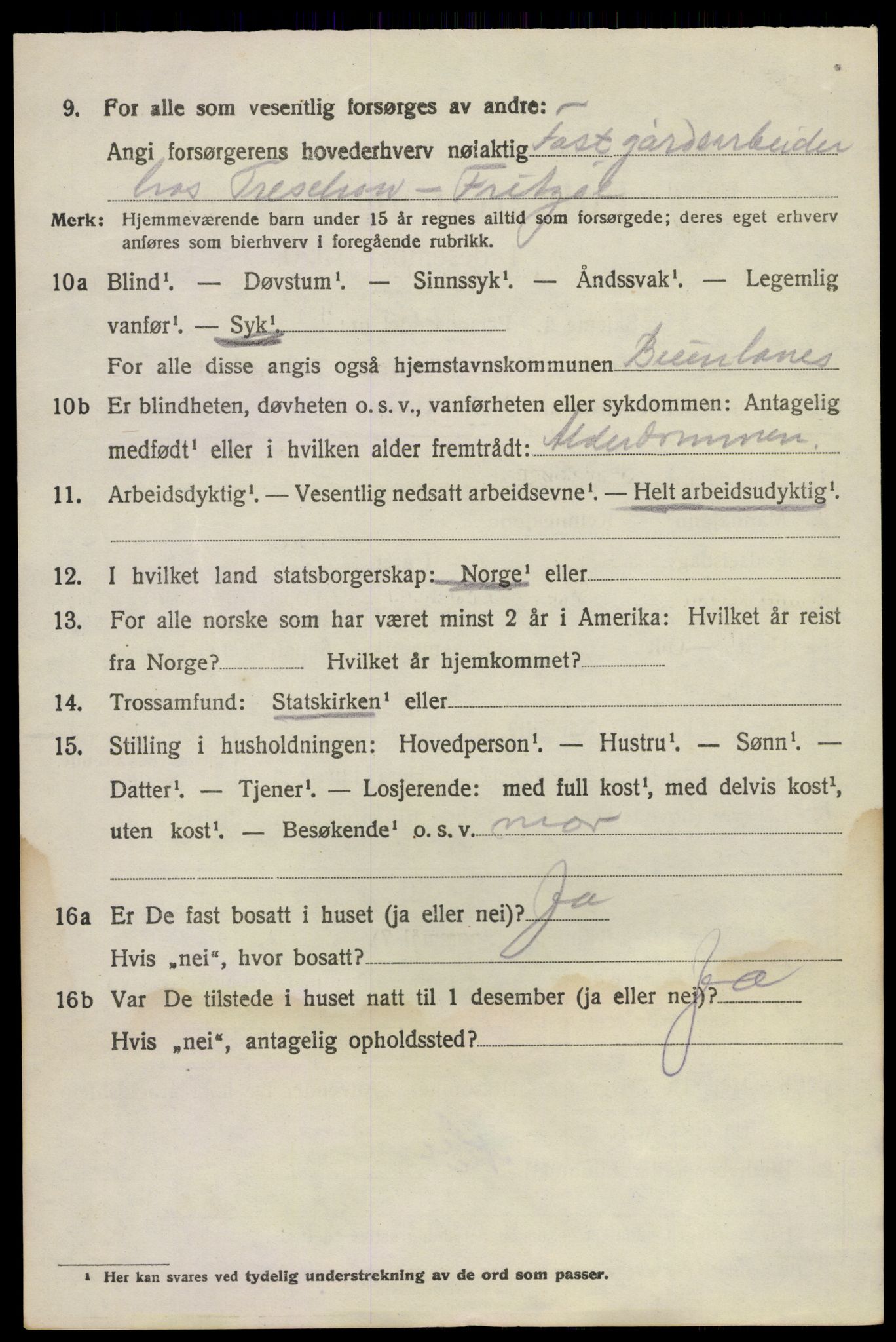 SAKO, Folketelling 1920 for 0726 Brunlanes herred, 1920, s. 5764