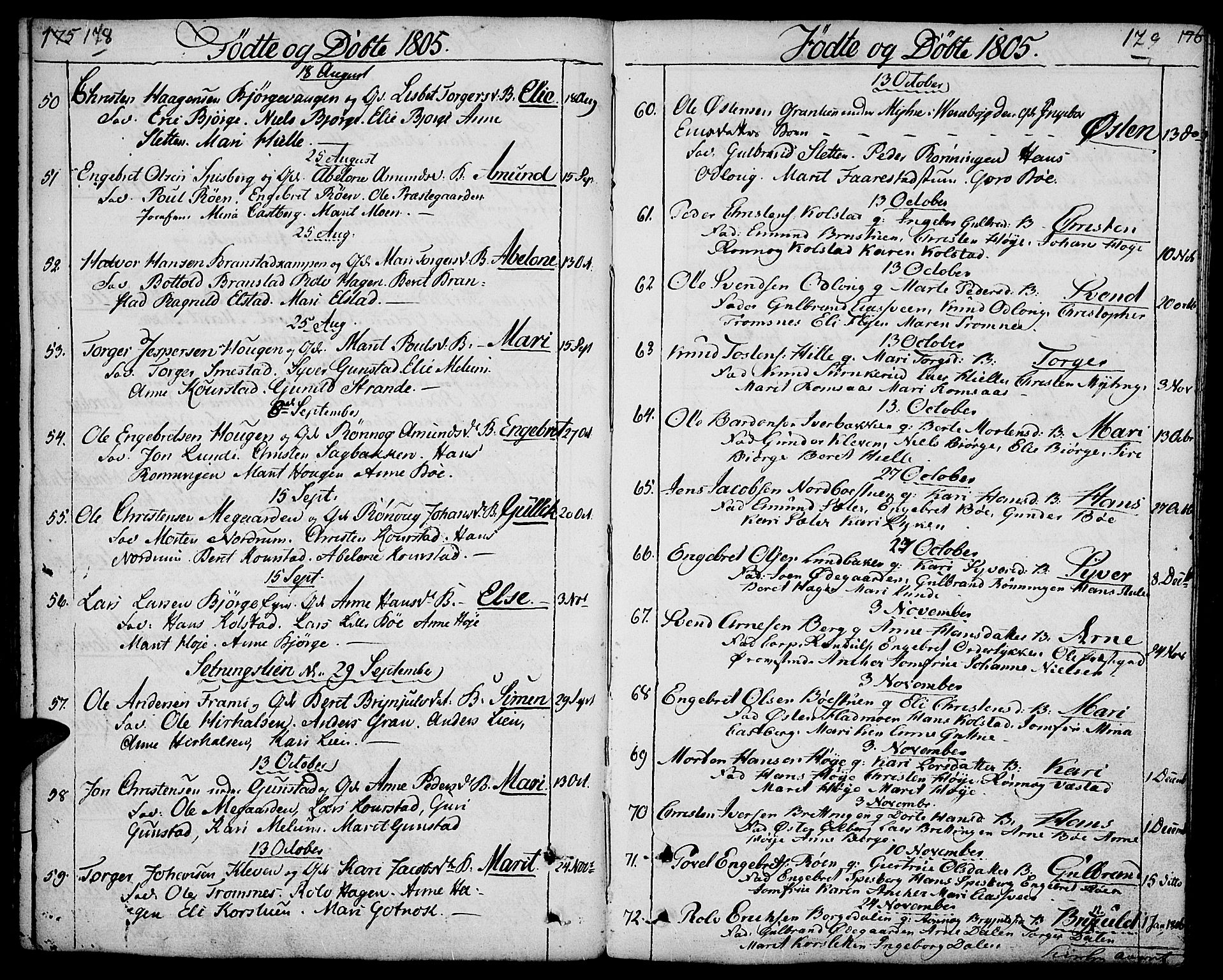 Ringebu prestekontor, AV/SAH-PREST-082/H/Ha/Haa/L0003: Ministerialbok nr. 3, 1781-1820, s. 178-179