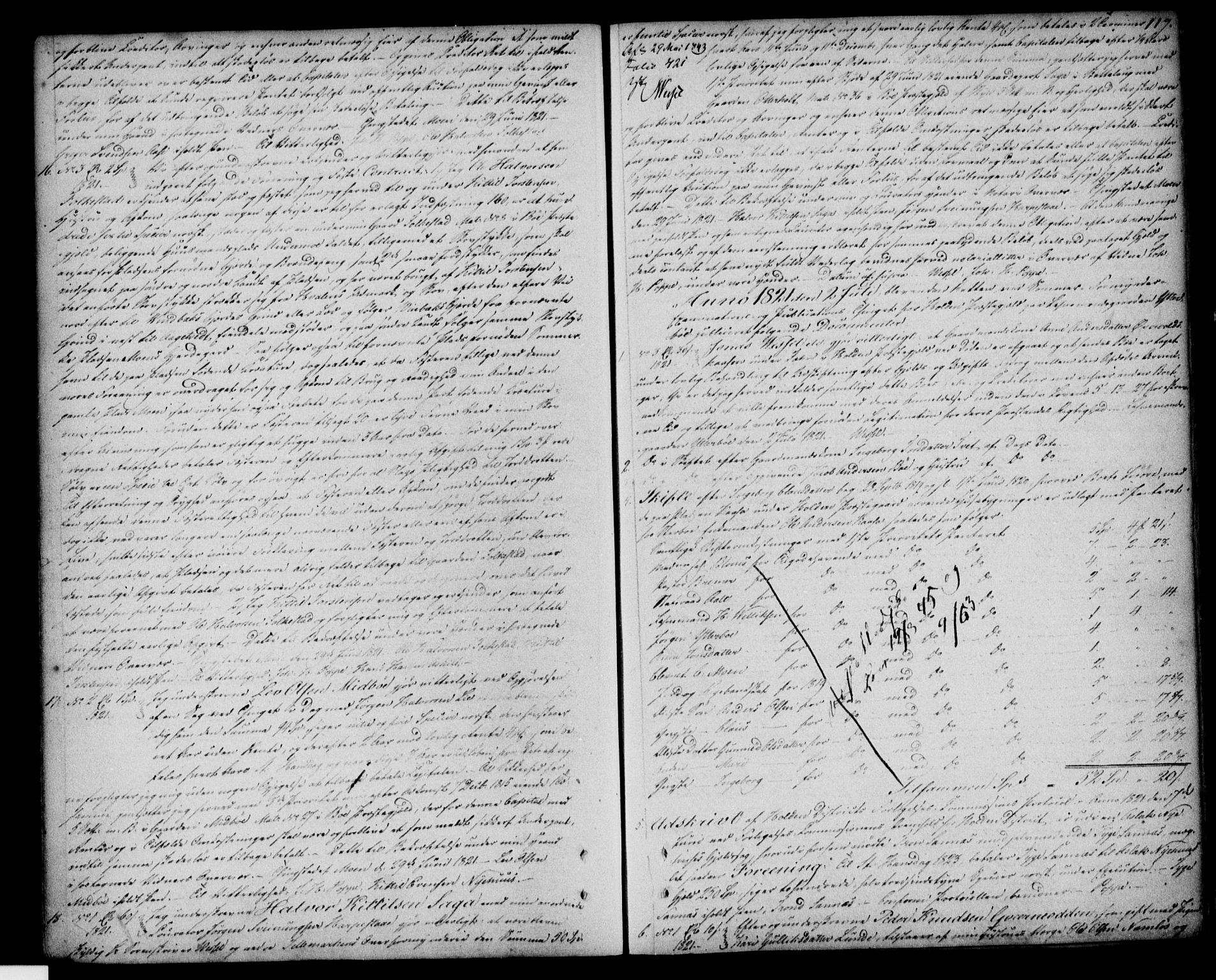 Nedre Telemark sorenskriveri, SAKO/A-135/G/Ga/Gaa/L0001r: Pantebok nr. R, 1820-1828, s. 117