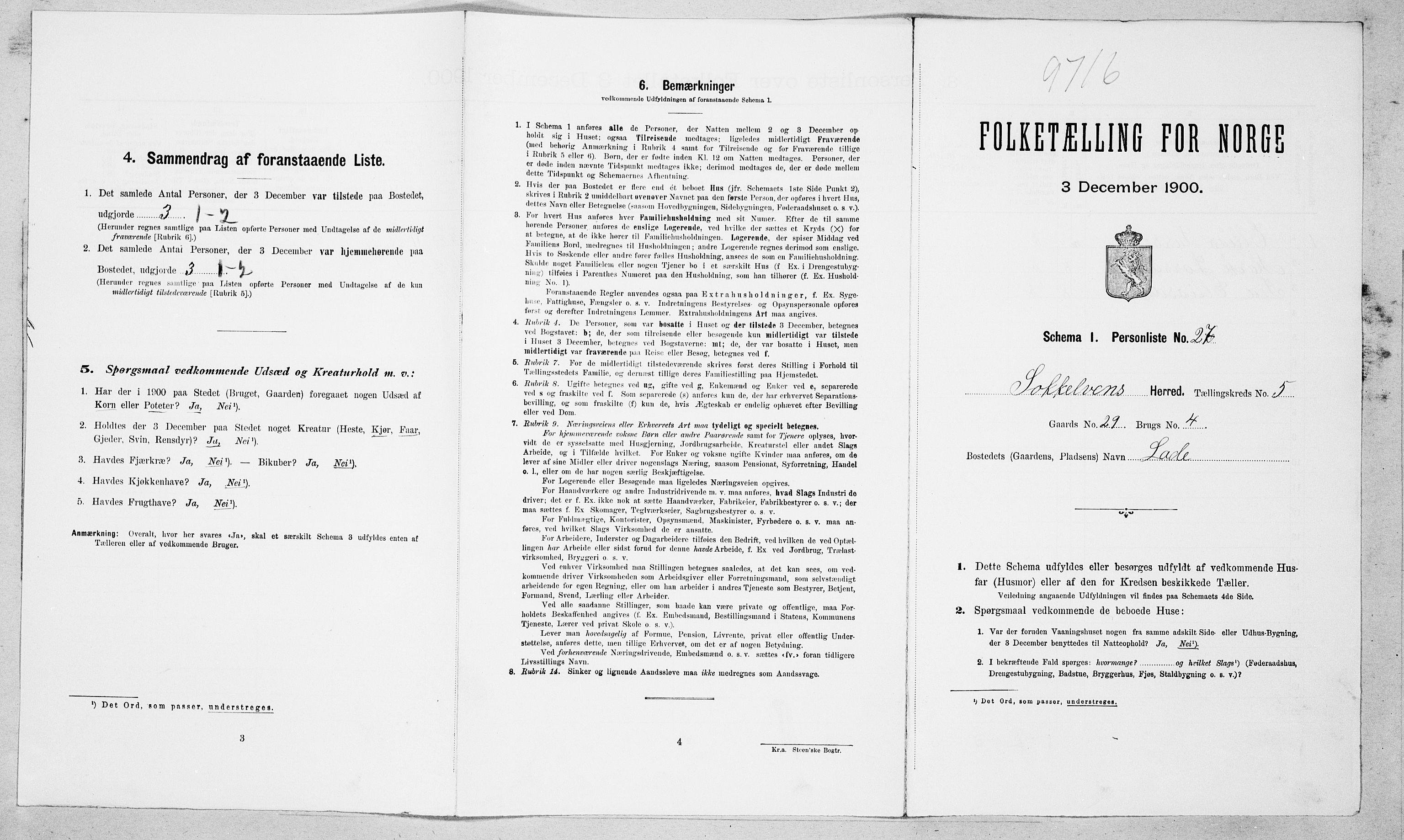 SAT, Folketelling 1900 for 1528 Sykkylven herred, 1900, s. 587