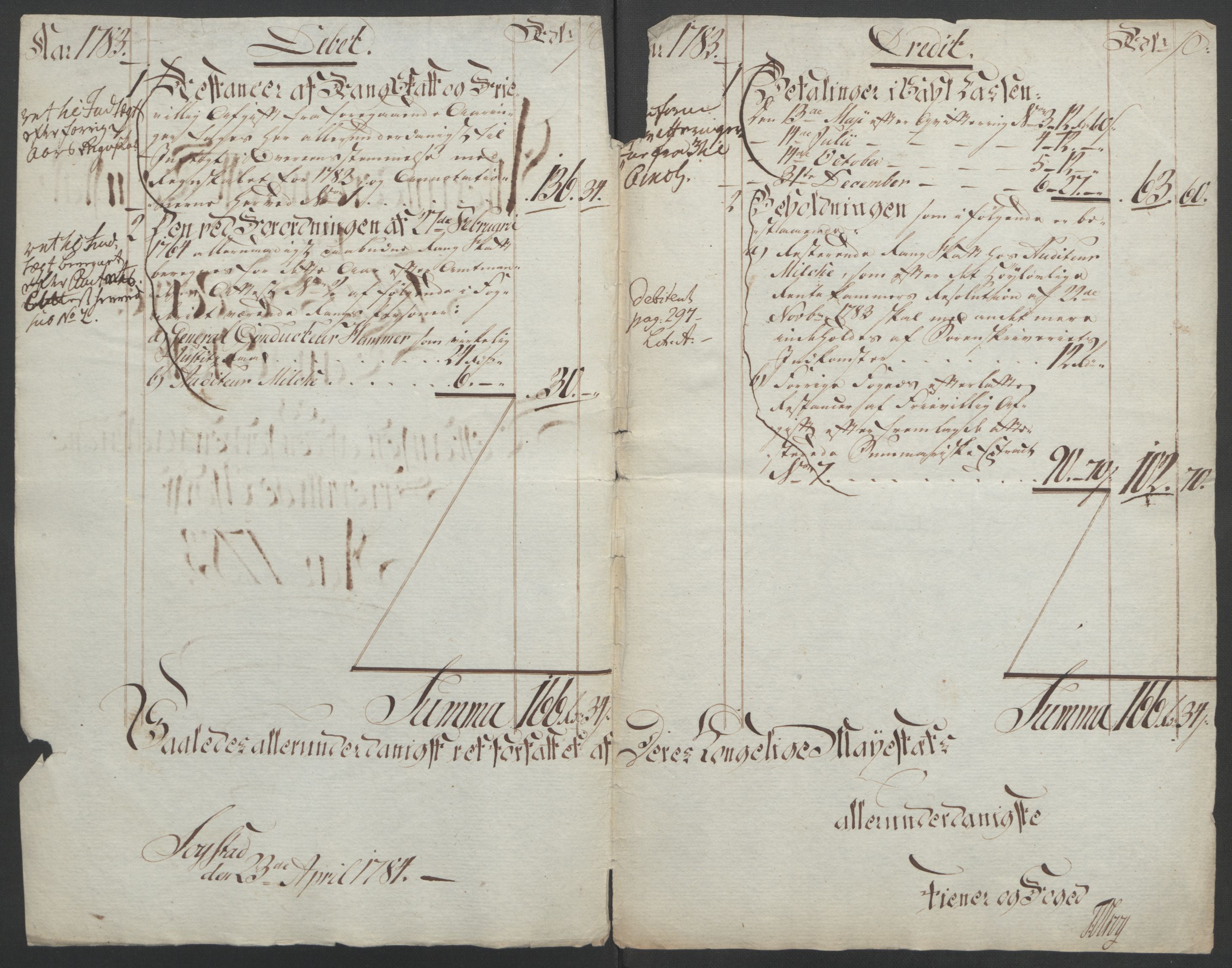 Rentekammeret inntil 1814, Reviderte regnskaper, Fogderegnskap, RA/EA-4092/R19/L1399: Fogderegnskap Toten, Hadeland og Vardal, 1762-1783, s. 567