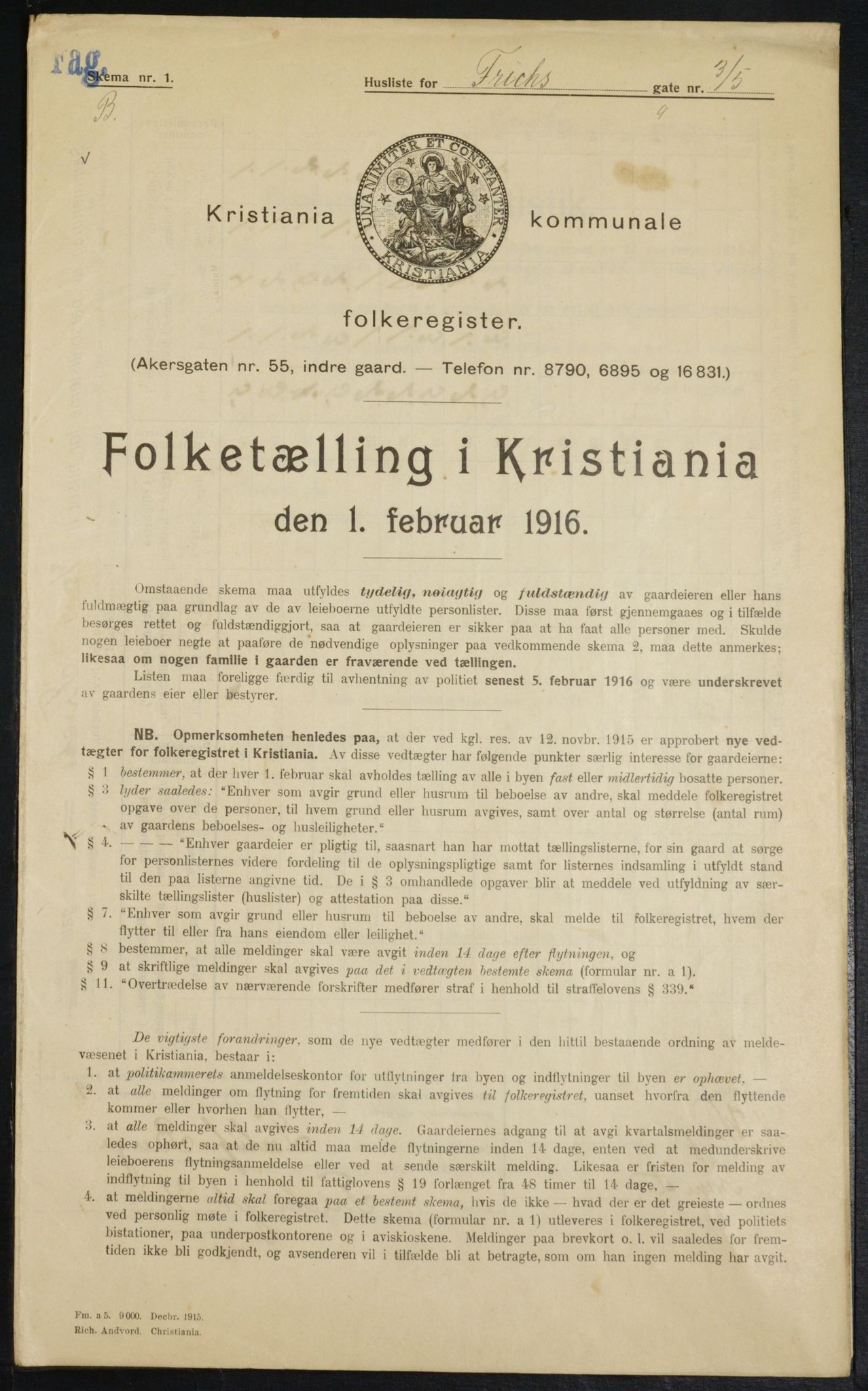 OBA, Kommunal folketelling 1.2.1916 for Kristiania, 1916, s. 27282
