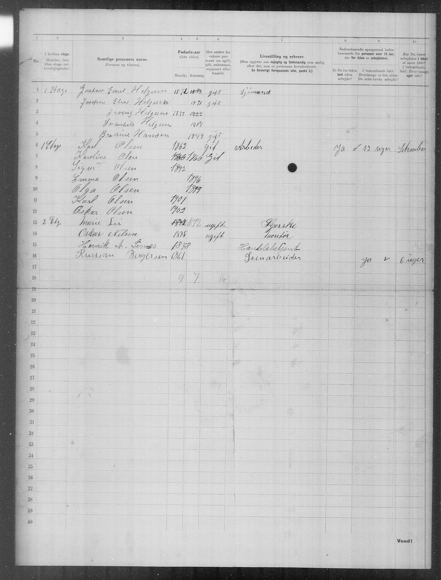 OBA, Kommunal folketelling 31.12.1903 for Kristiania kjøpstad, 1903, s. 20131