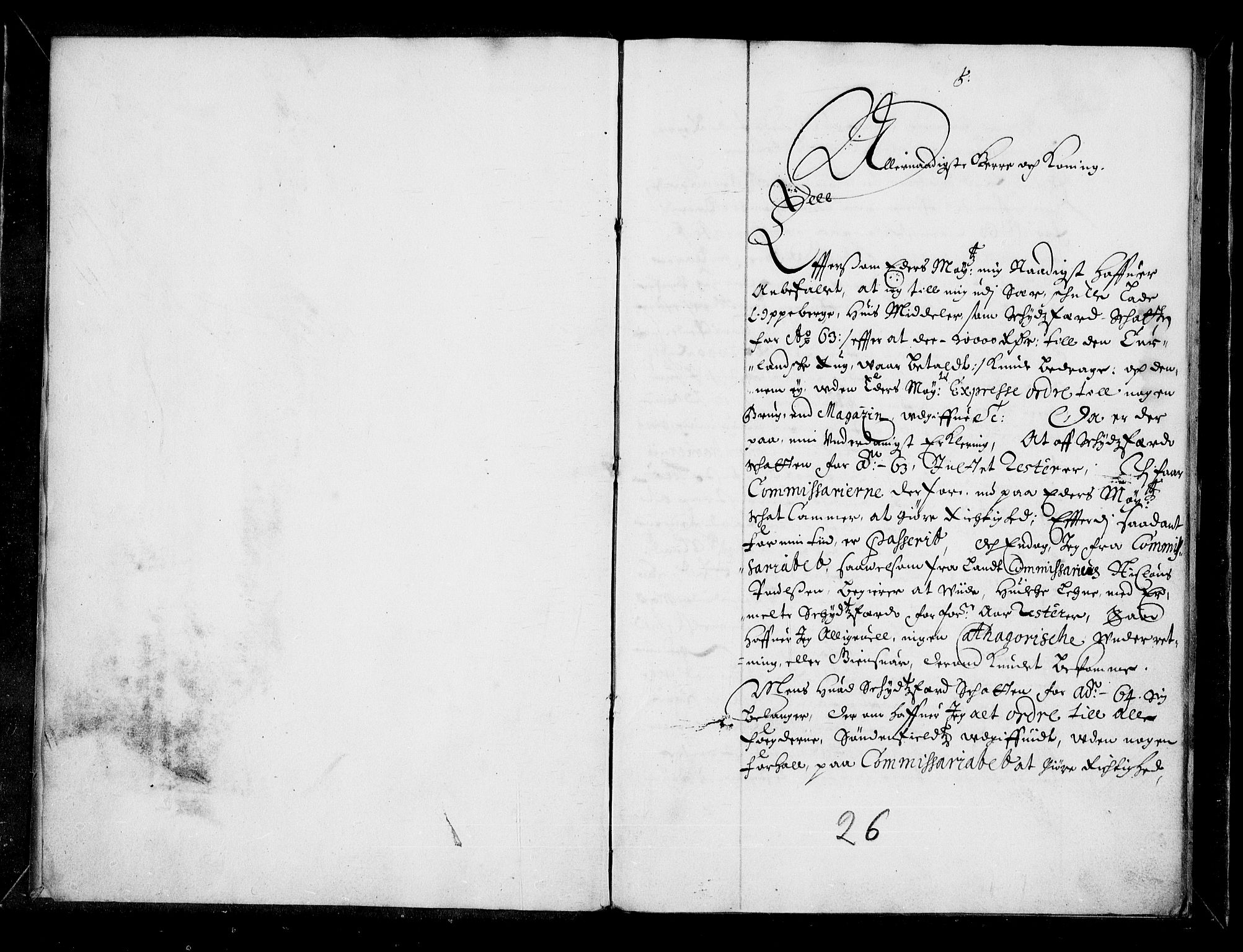 Stattholderembetet 1572-1771, RA/EA-2870/Bc/L0001: Gyldenløves kopibok på en reise i Norge, 1665