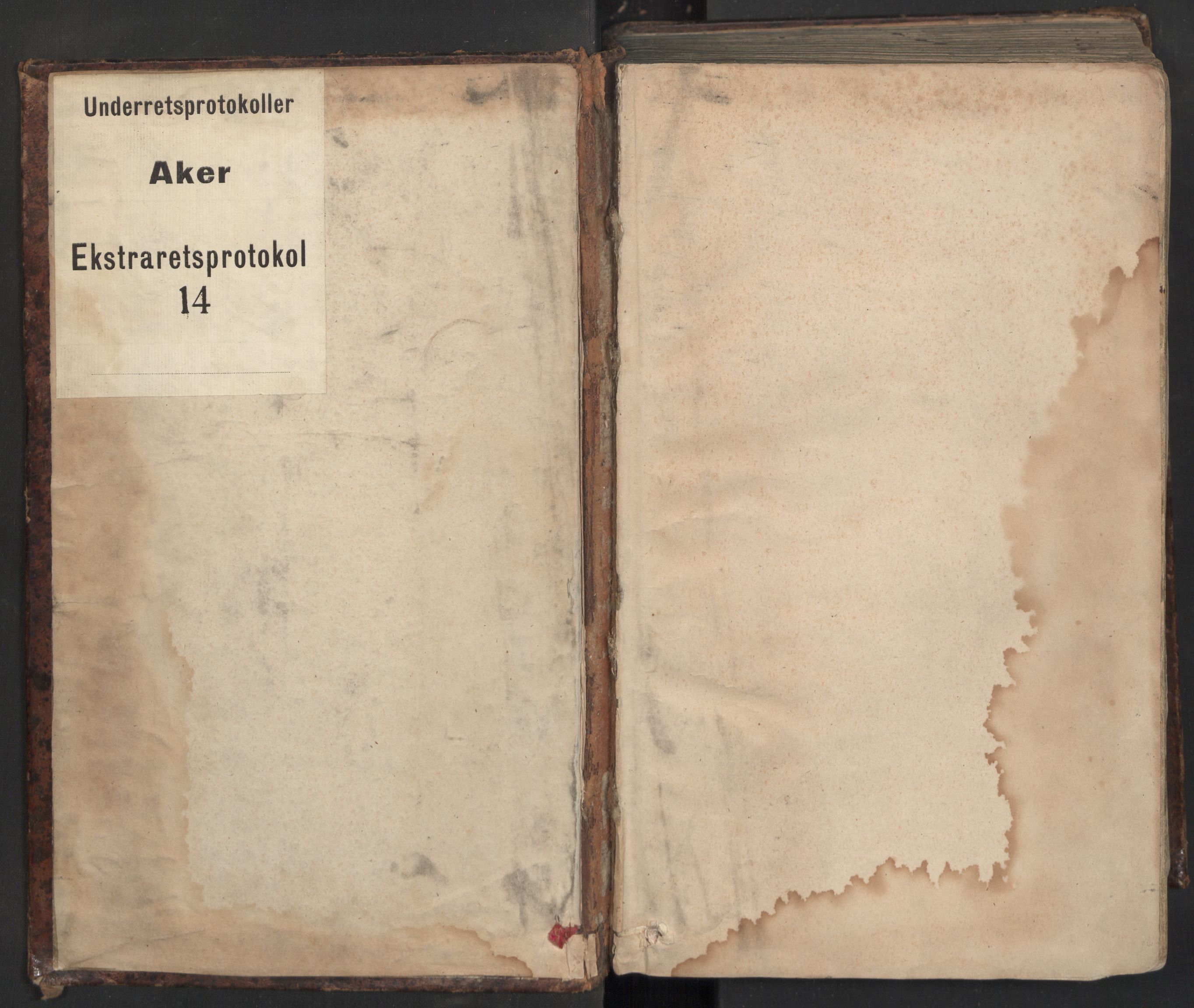 Aker sorenskriveri, SAO/A-10895/F/Fc/Fcb/L0007: Ekstrarettsprotokoll, 1827-1833