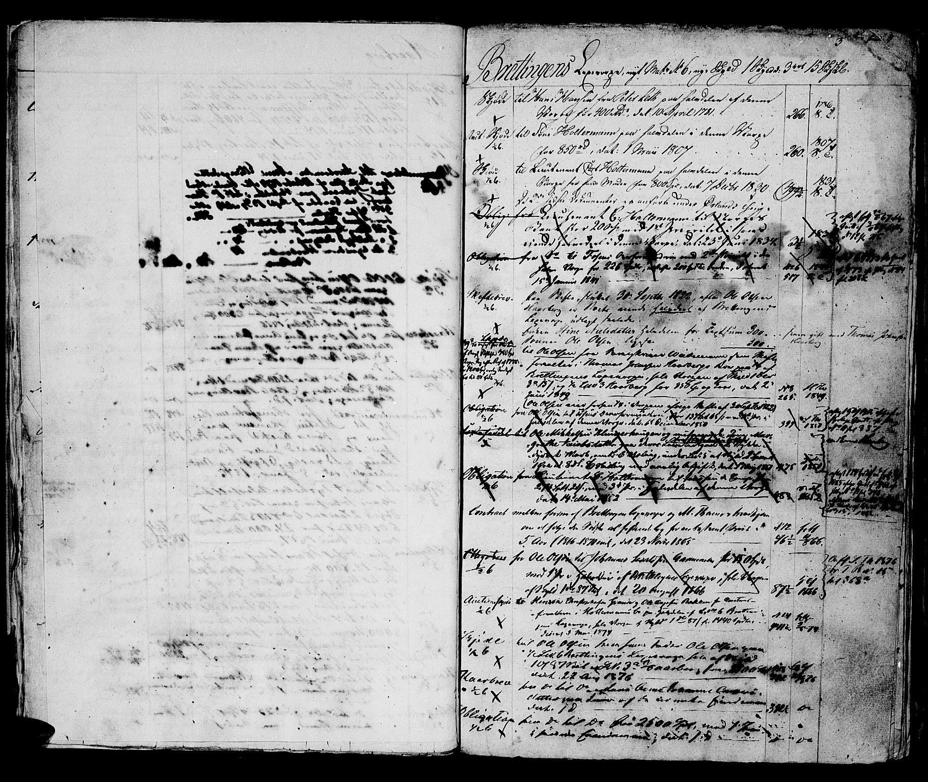 Fosen sorenskriveri, AV/SAT-A-1107/1/2/2A/L0032: Panteregister nr. 32, 1770-1881, s. 3