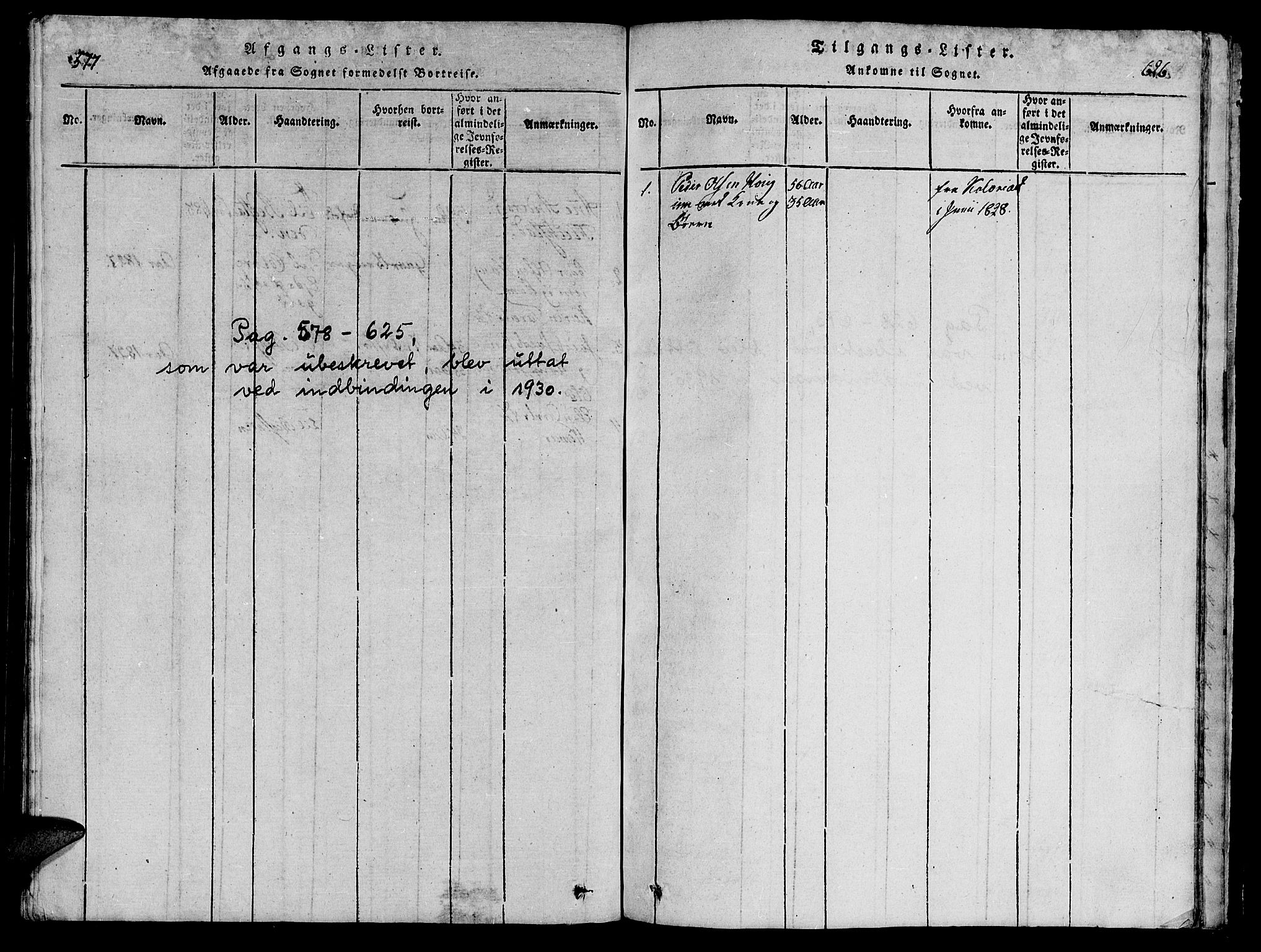 Ministerialprotokoller, klokkerbøker og fødselsregistre - Nord-Trøndelag, SAT/A-1458/747/L0459: Klokkerbok nr. 747C01, 1816-1842, s. 577-626