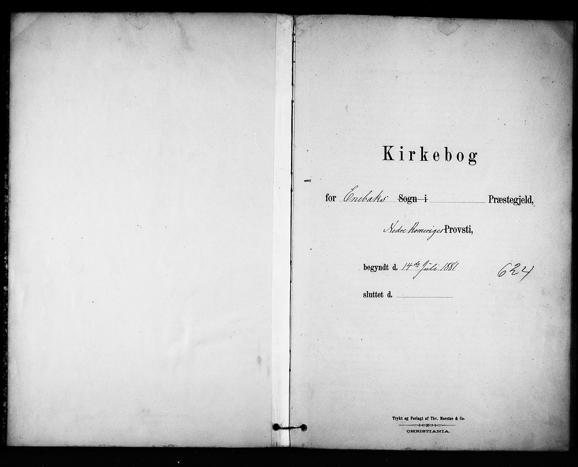 Enebakk prestekontor Kirkebøker, SAO/A-10171c/F/Fa/L0017: Ministerialbok nr. I 17, 1881-1919